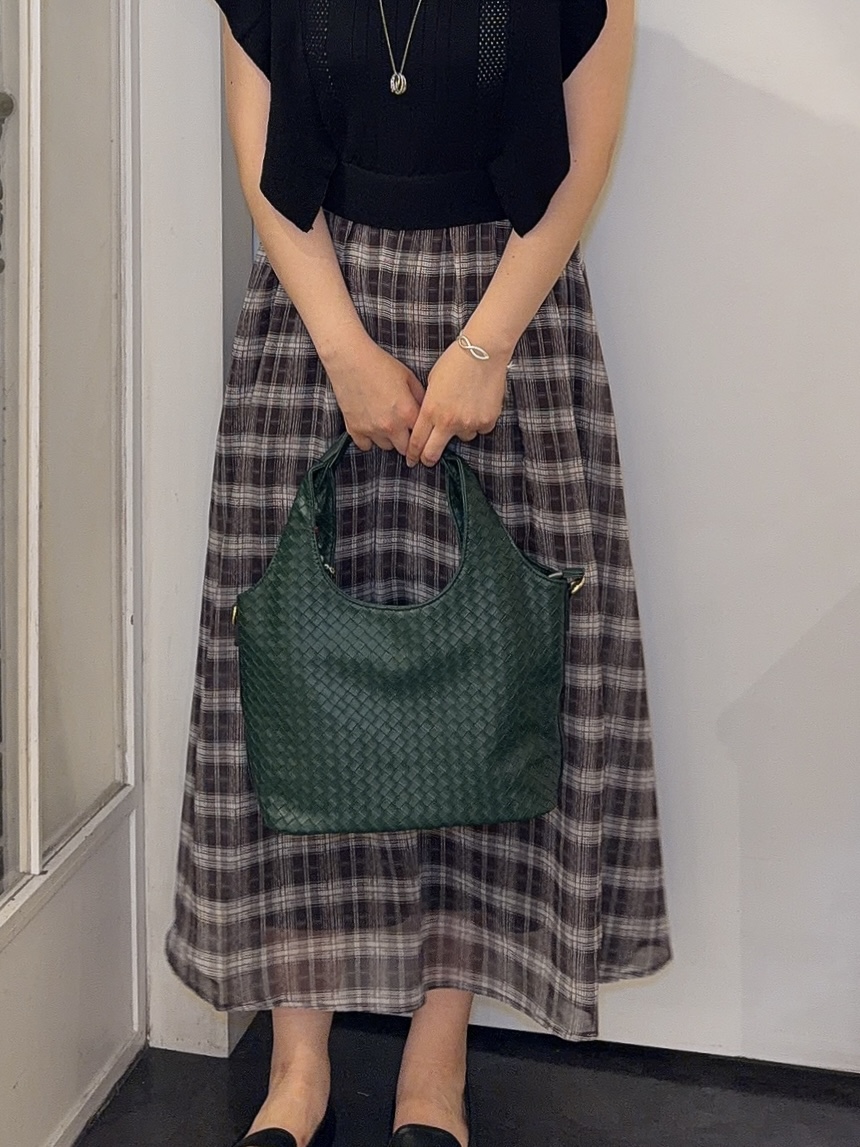 みーさんの「grove｜メッシュクリテ2WAYトート」を使ったコーディネート