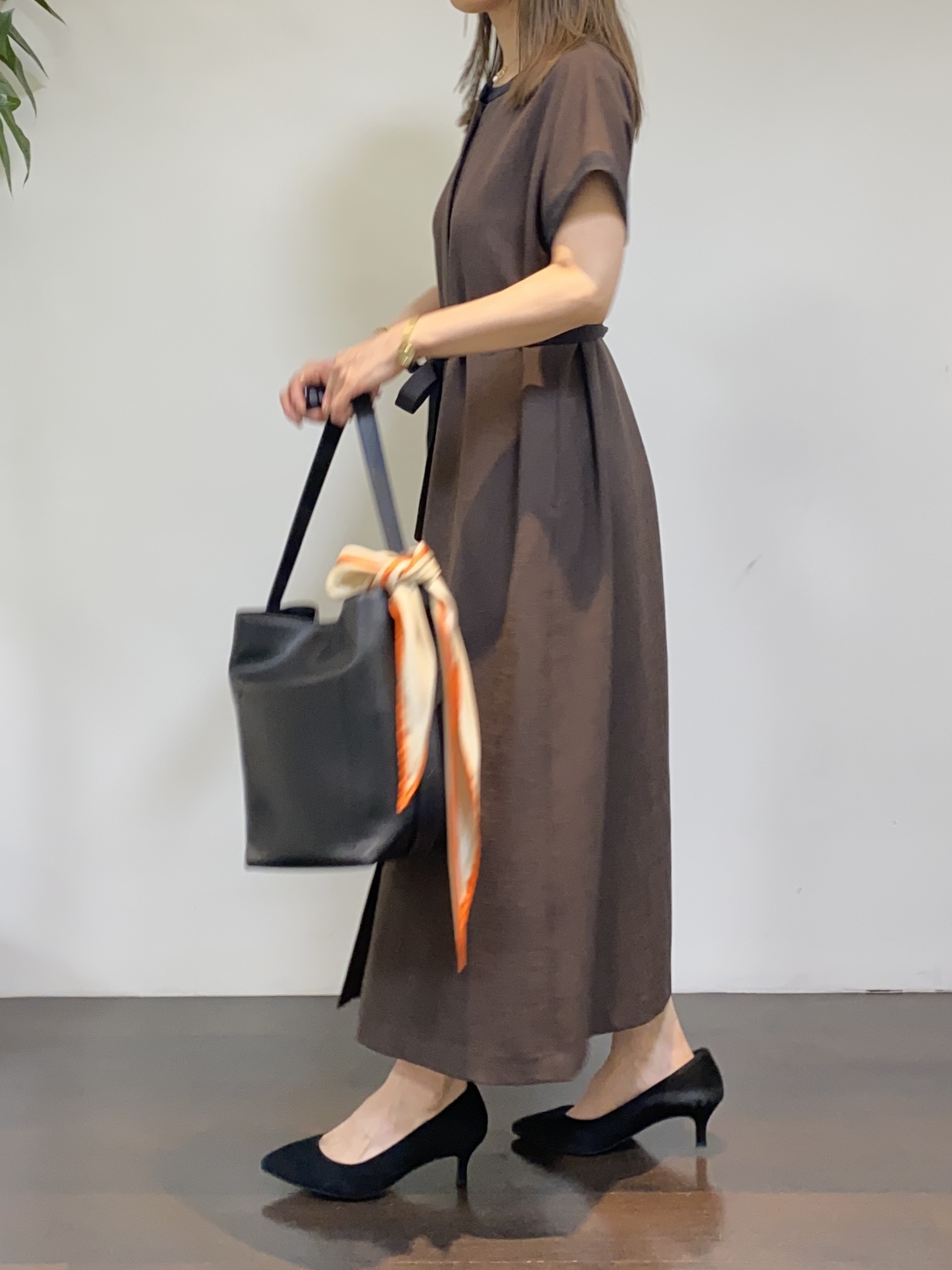 tomoさんの「UNTITLED｜【アンサンブル可能/秋羽織り】コンパクトニットカーディガン」を使ったコーディネート
