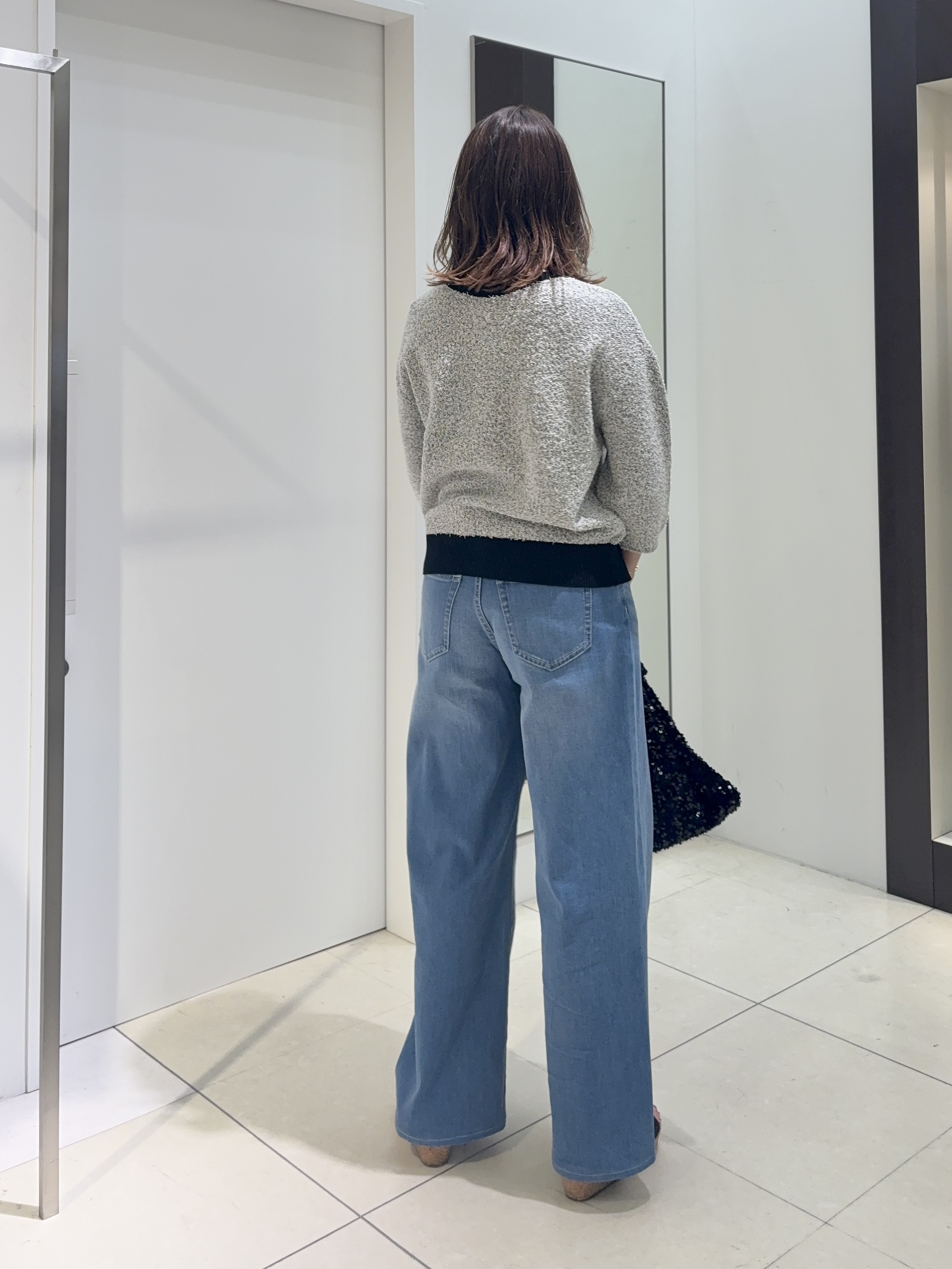 tomoさんの「UNTITLED｜【ジャケットライク/前後2WAY】コットン混カールプルオーバー」を使ったコーディネート