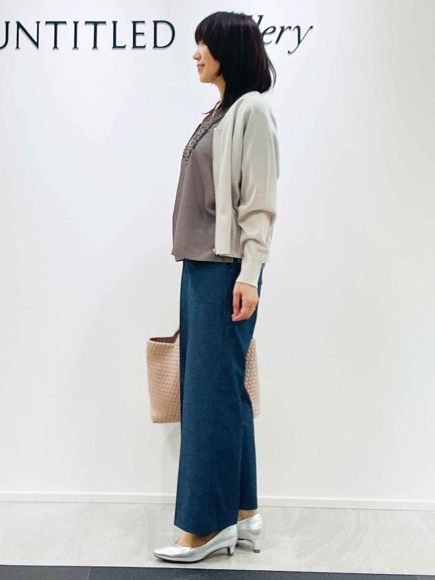めいさんの「UNTITLED｜【アンサンブル可/日除け・冷房対策】シアーレーヨンZIPカーディガン」を使ったコーディネート
