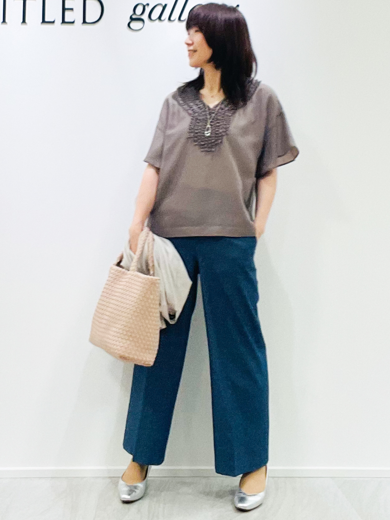 めいさんの「UNTITLED｜【アンサンブル可/日除け・冷房対策】シアーレーヨンZIPカーディガン」を使ったコーディネート