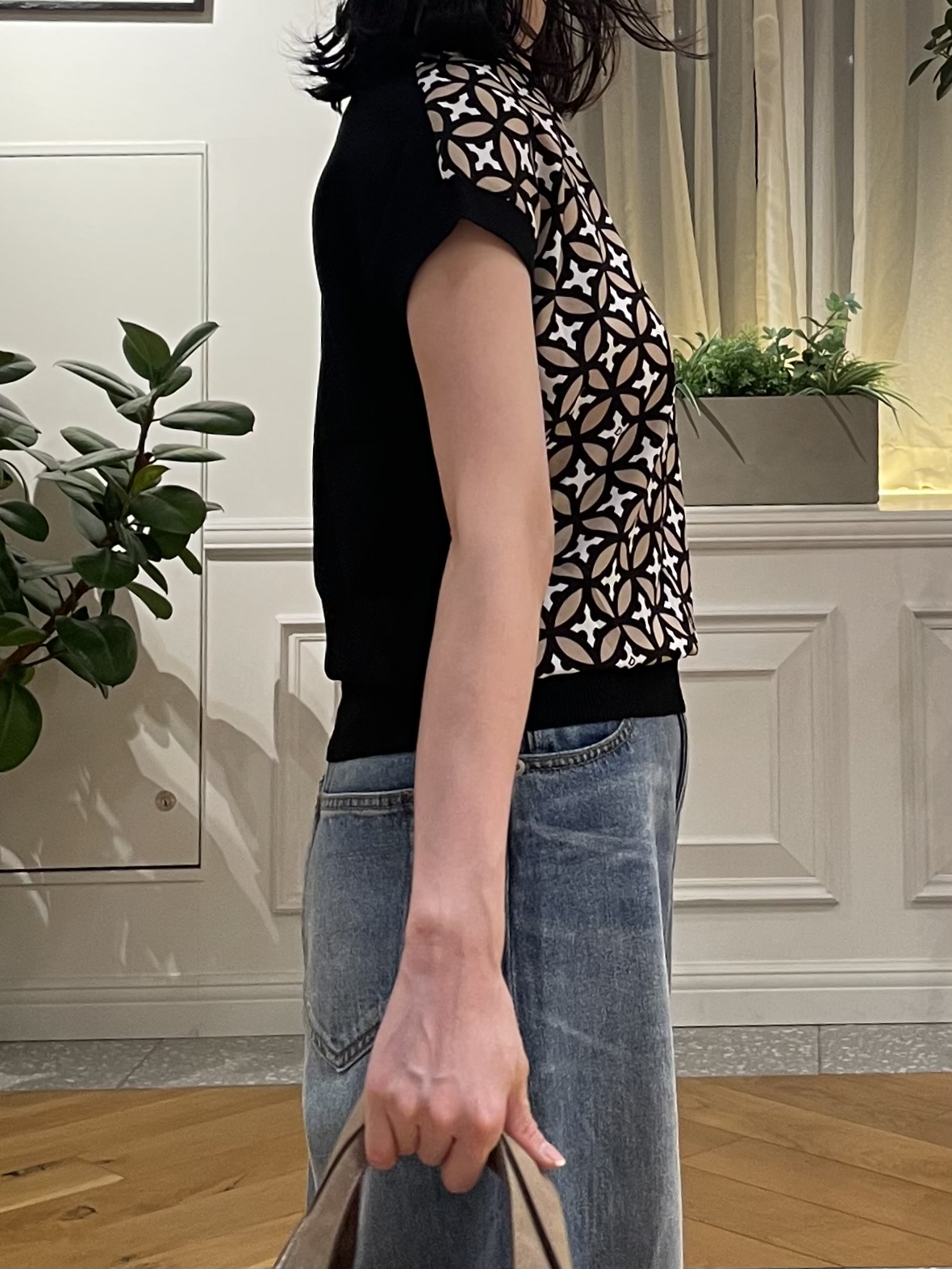 Lilyさんの「DRESSTERIOR｜【再入荷/otonaMUSE5月号掲載/ウォッシャブル】オーバーラップサークルコンビフレンチニット」を使ったコーディネート
