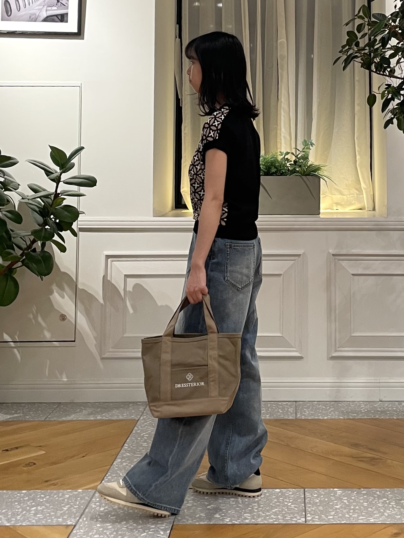 Lilyさんの「DRESSTERIOR｜【再入荷/otonaMUSE5月号掲載/ウォッシャブル】オーバーラップサークルコンビフレンチニット」を使ったコーディネート
