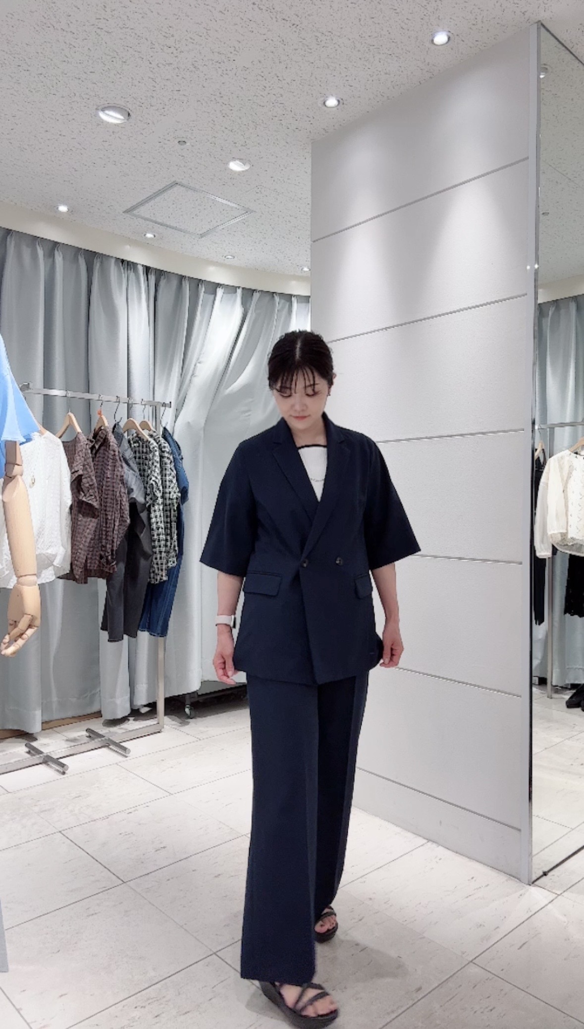 misaさんの「UNTITLED｜【古畑星夏さん着用/ステンレス】ロングチェーンネックレス」を使ったコーディネート