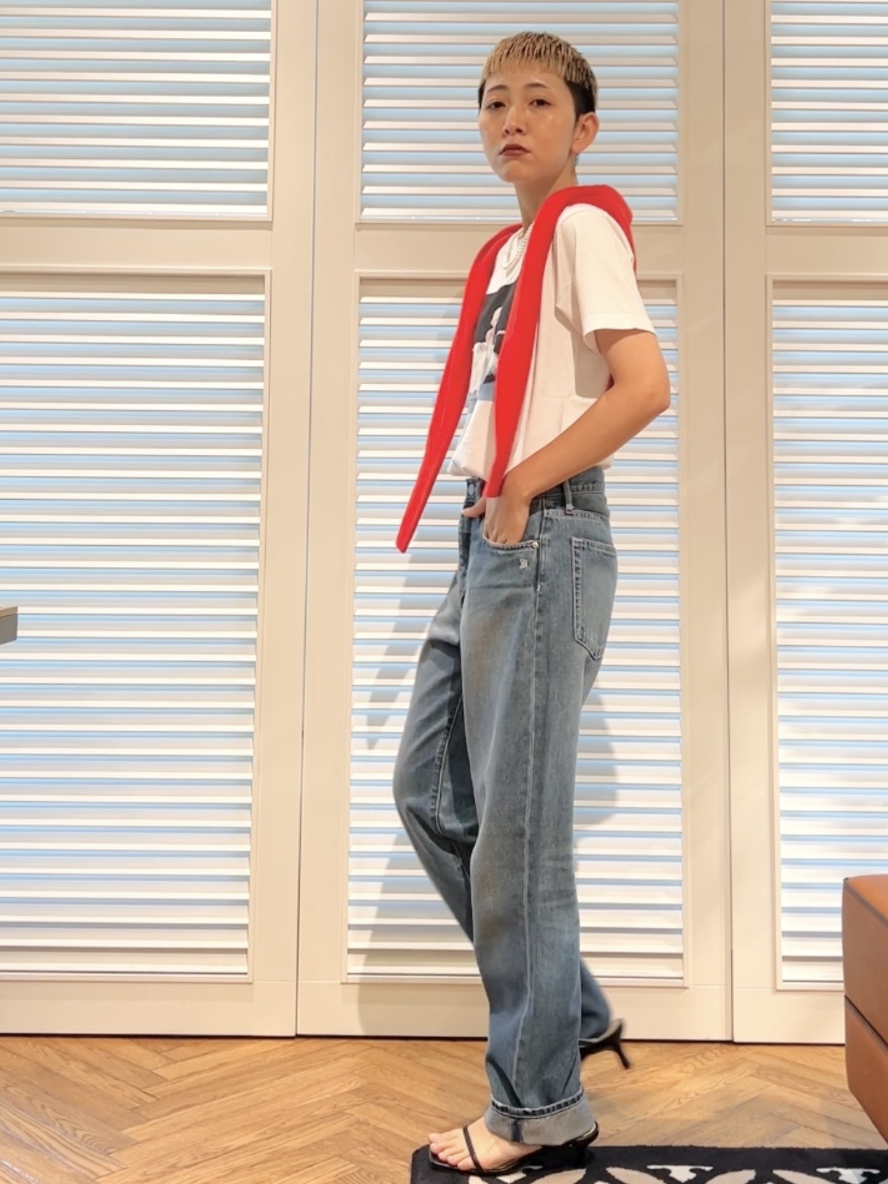 OCHIAIさんの「DRESSTERIOR｜【別注】マリリンモンロー/アートフォトT」を使ったコーディネート