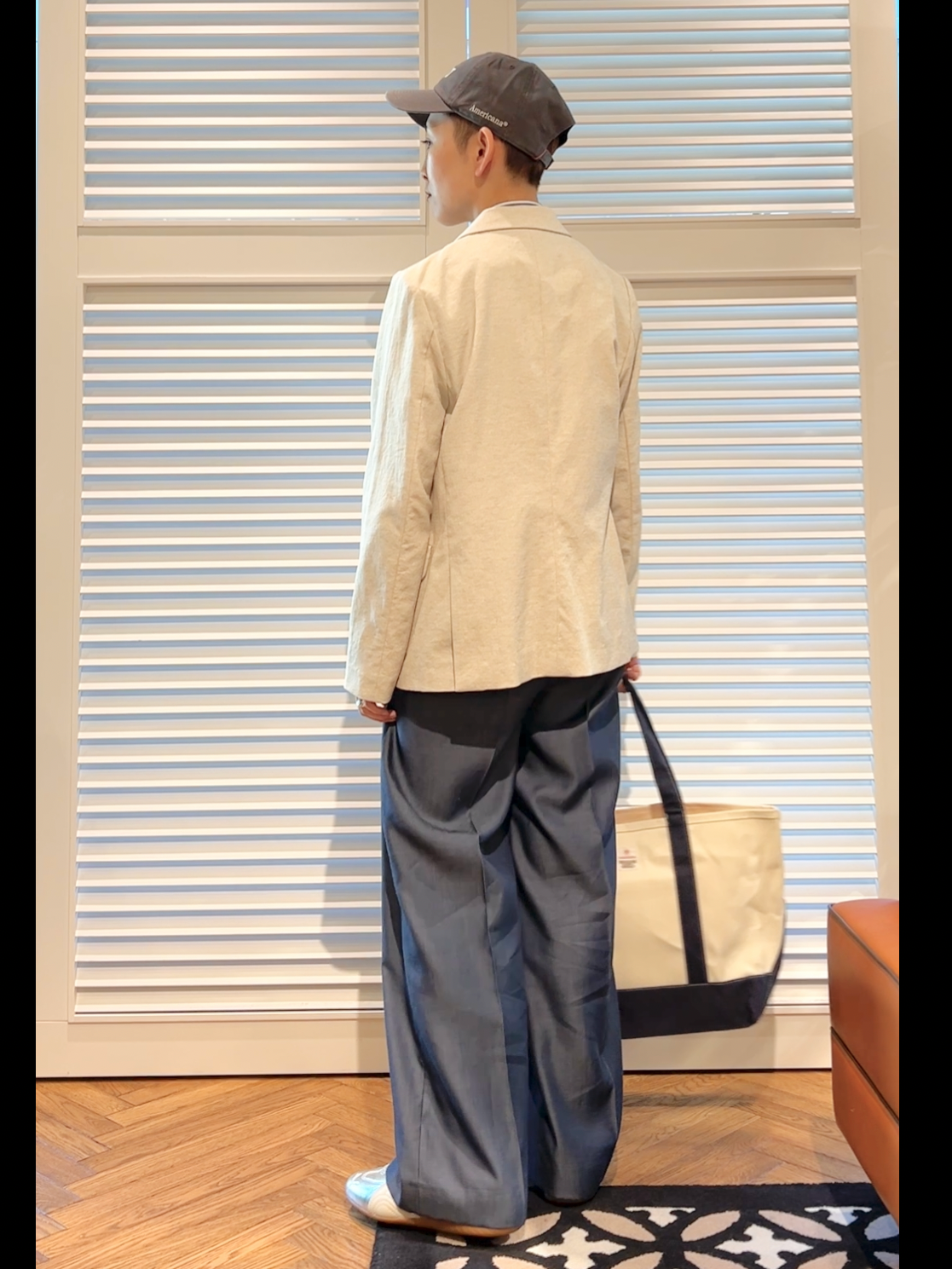 OCHIAIさんの「DRESSTERIOR｜【otonaMUSE5月号掲載/セットアップ可】テンセルデニムワイドパンツ」を使ったコーディネート