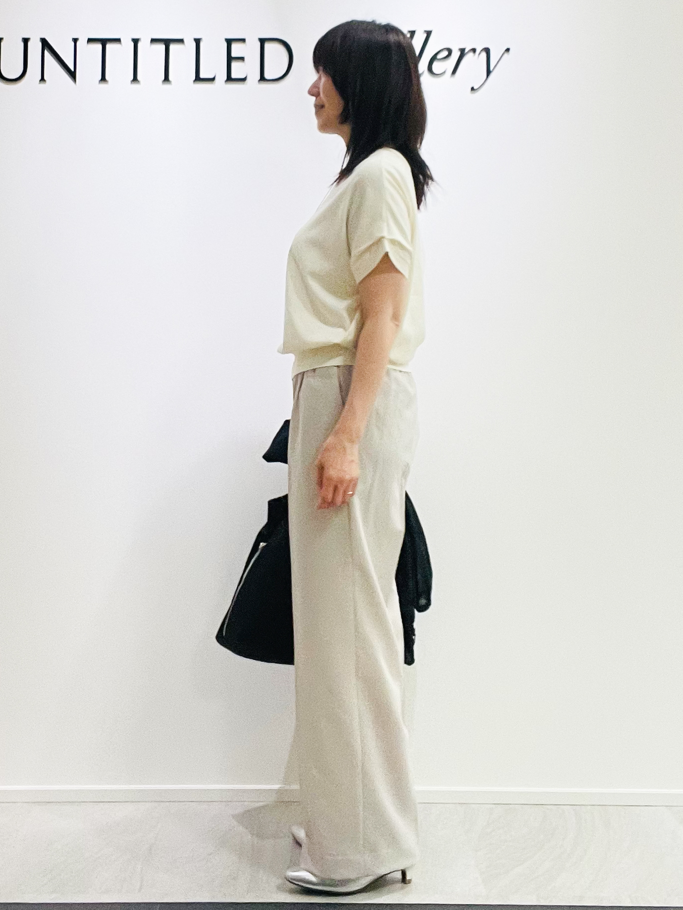 めいさんの「UNTITLED｜【肌に張りつきにくい/前後2WAY】ドライタッチコットンプルオーバー」を使ったコーディネート