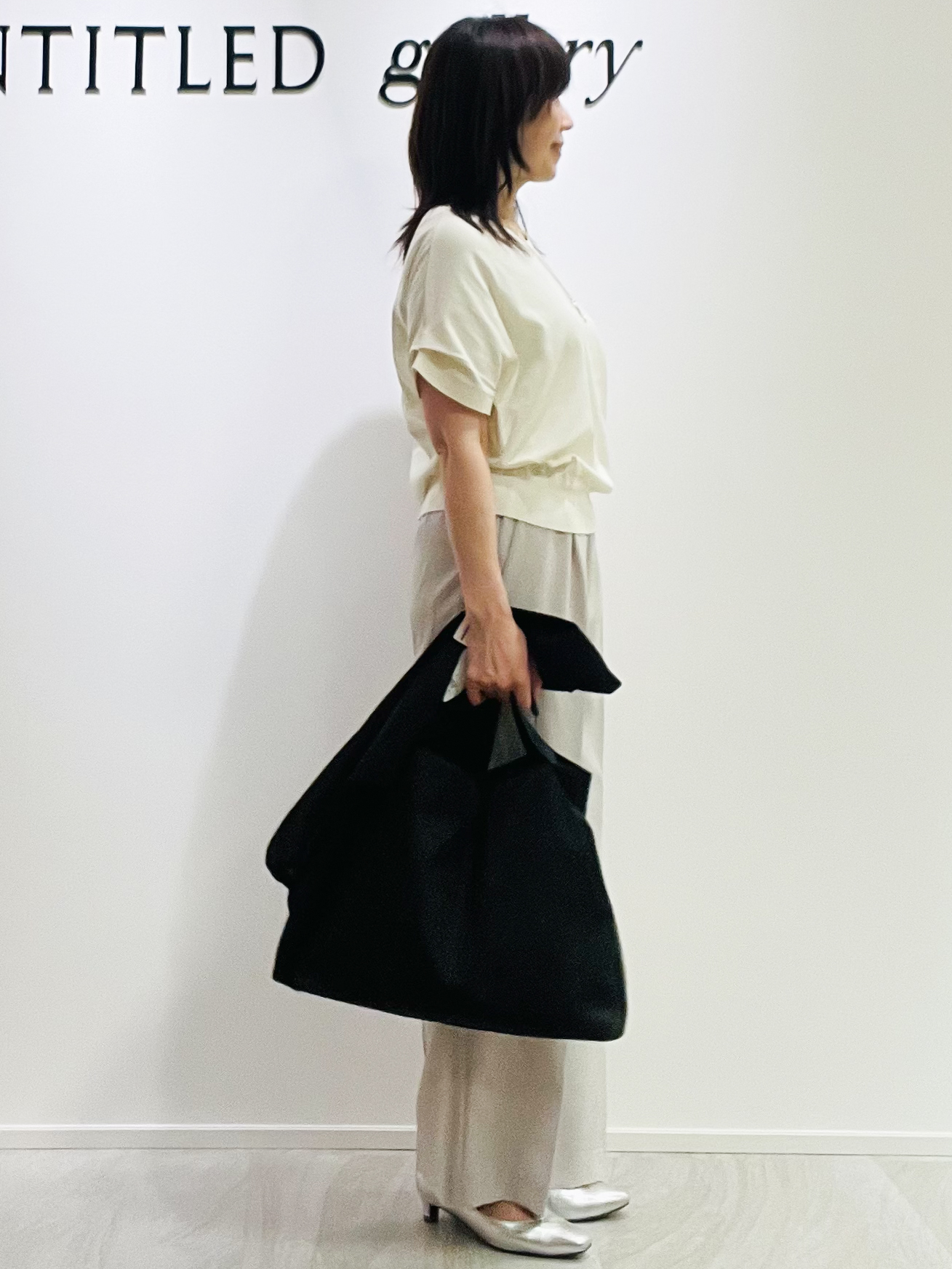 めいさんの「UNTITLED｜【肌に張りつきにくい/前後2WAY】ドライタッチコットンプルオーバー」を使ったコーディネート
