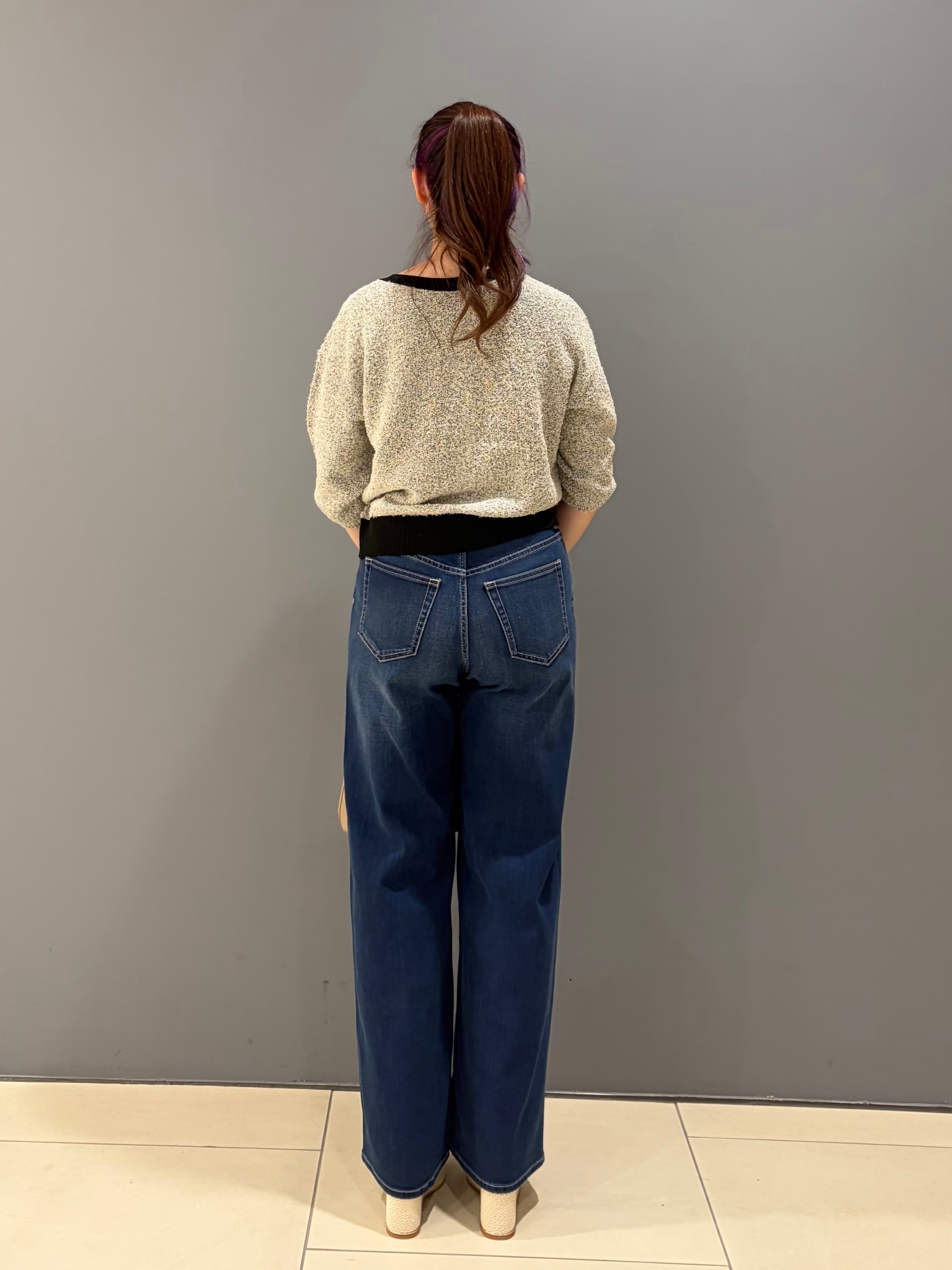 miさんの「UNTITLED｜【ジャケットライク/前後2WAY】コットン混カールプルオーバー」を使ったコーディネート