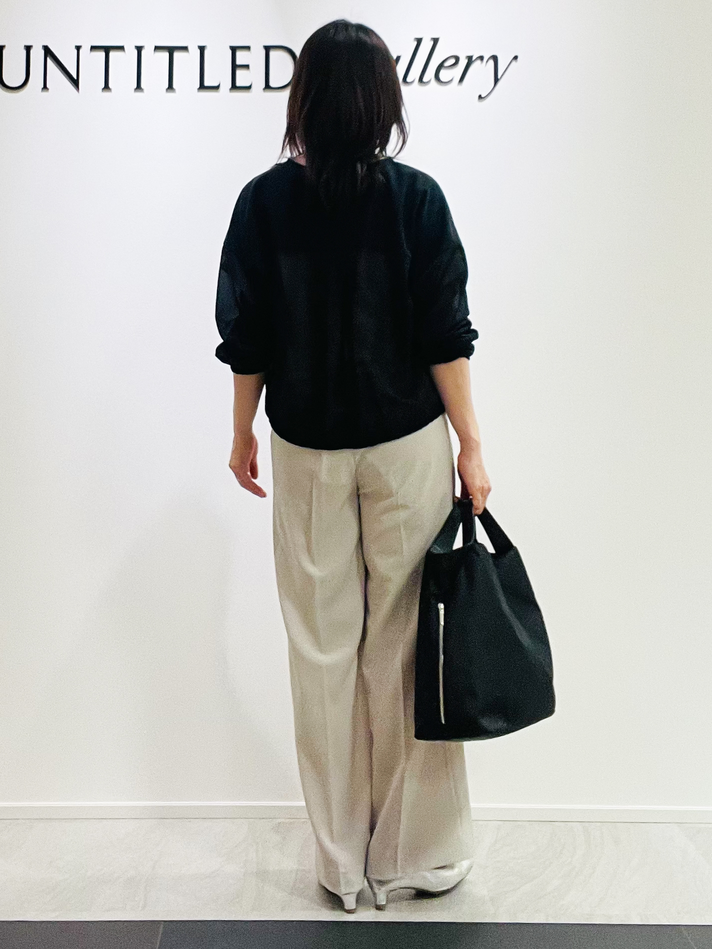 めいさんの「UNTITLED｜【秋羽織り/ジップ】トリコットシアーブラウス」を使ったコーディネート