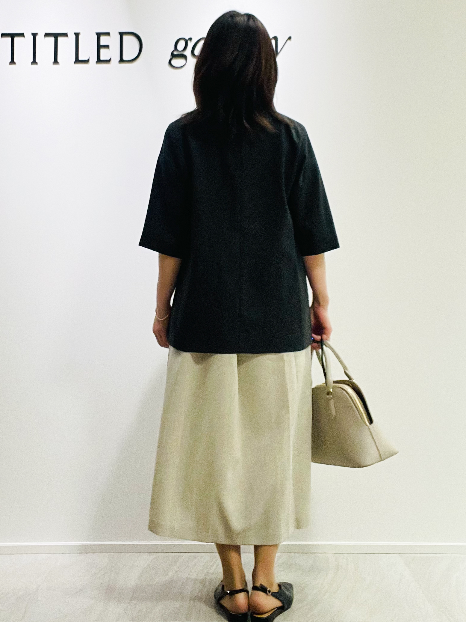 めいさんの「UNTITLED｜【秋の通勤羽織/セットアップ可/UVカット】エアリークール半袖ジャケット」を使ったコーディネート