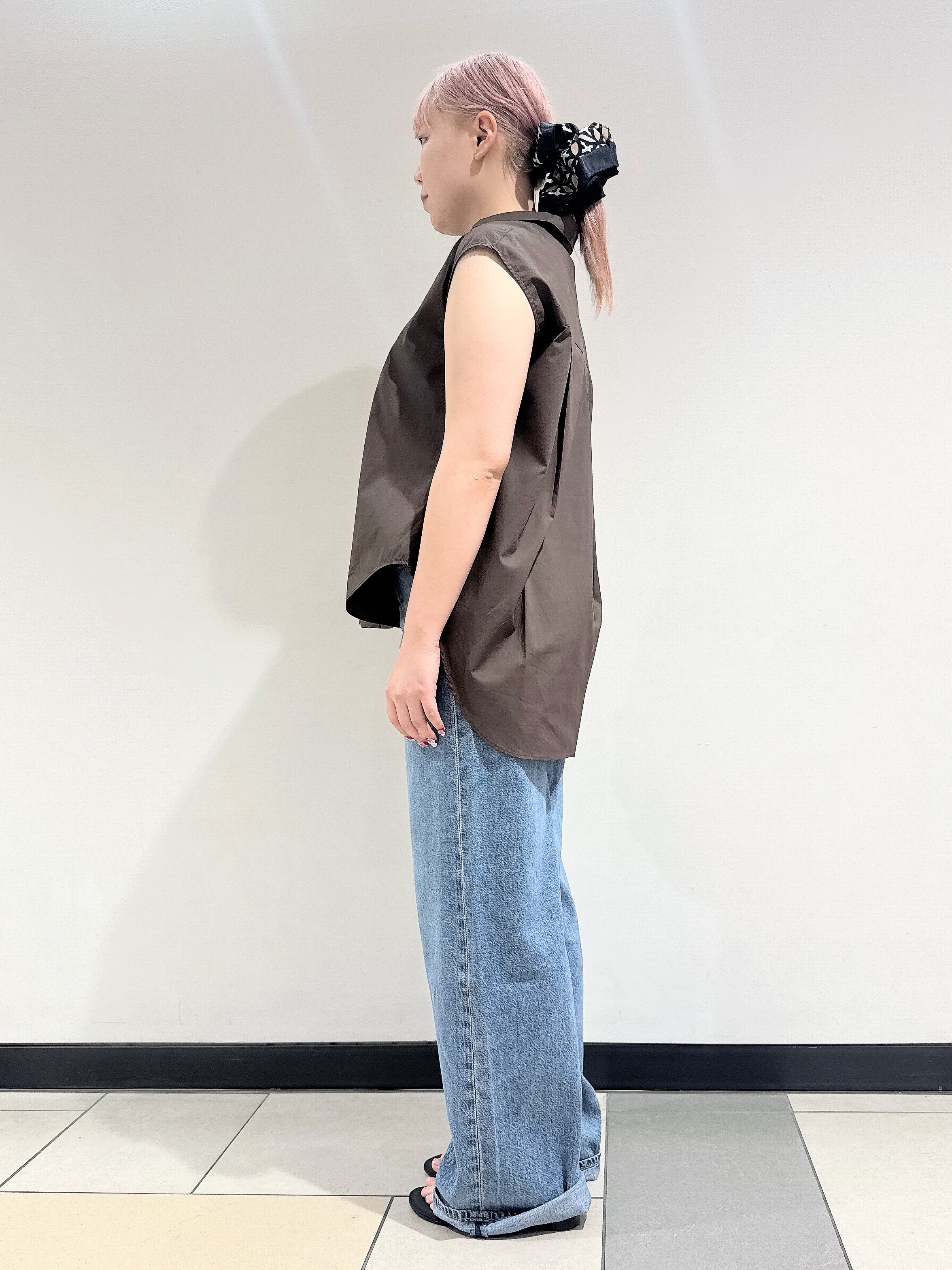 なかもとあきさんの「DRESSTERIOR｜フレンチスリーブ スキッパーブラウス」を使ったコーディネート