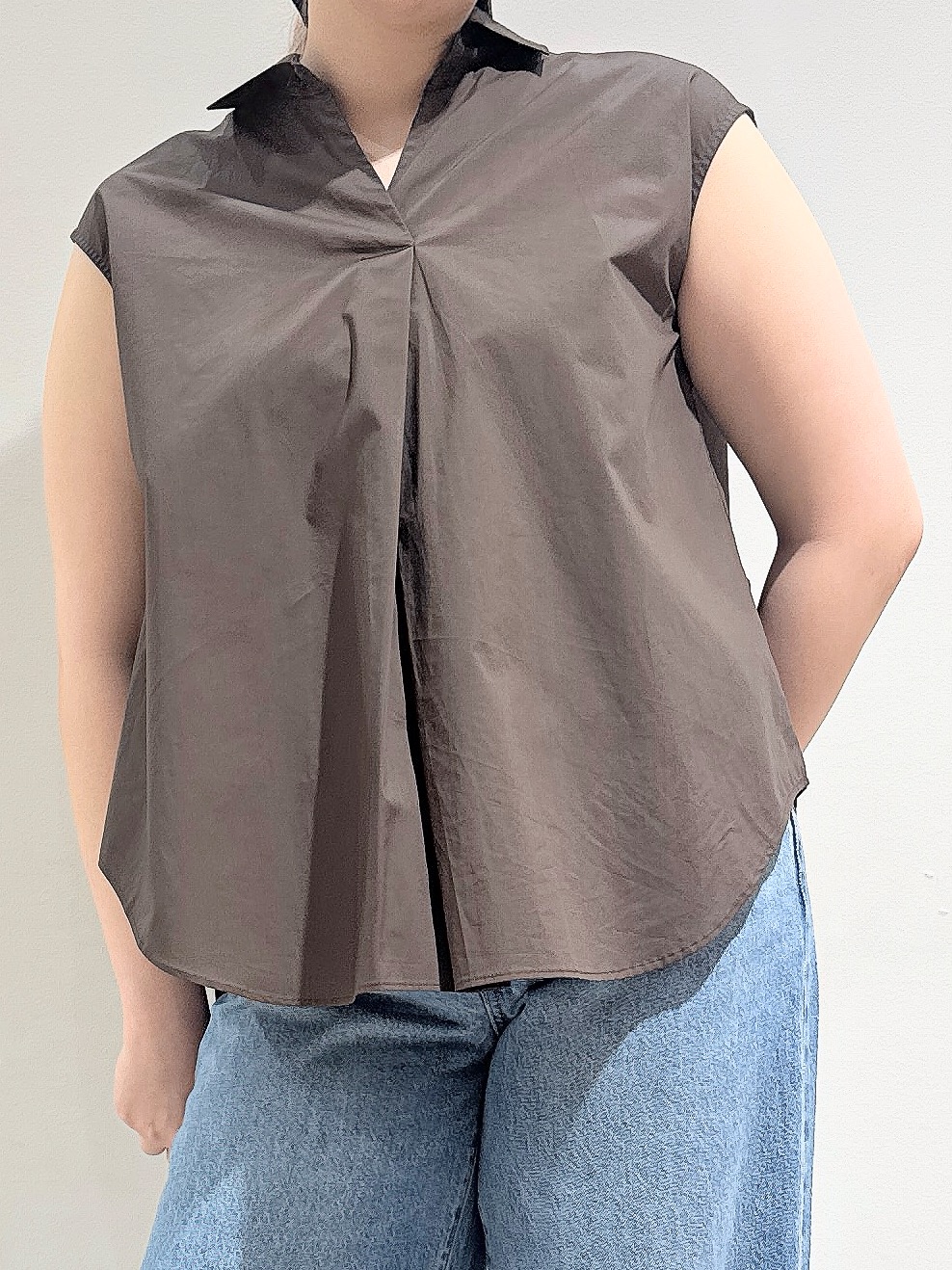 なかもとあきさんの「DRESSTERIOR｜フレンチスリーブ スキッパーブラウス」を使ったコーディネート