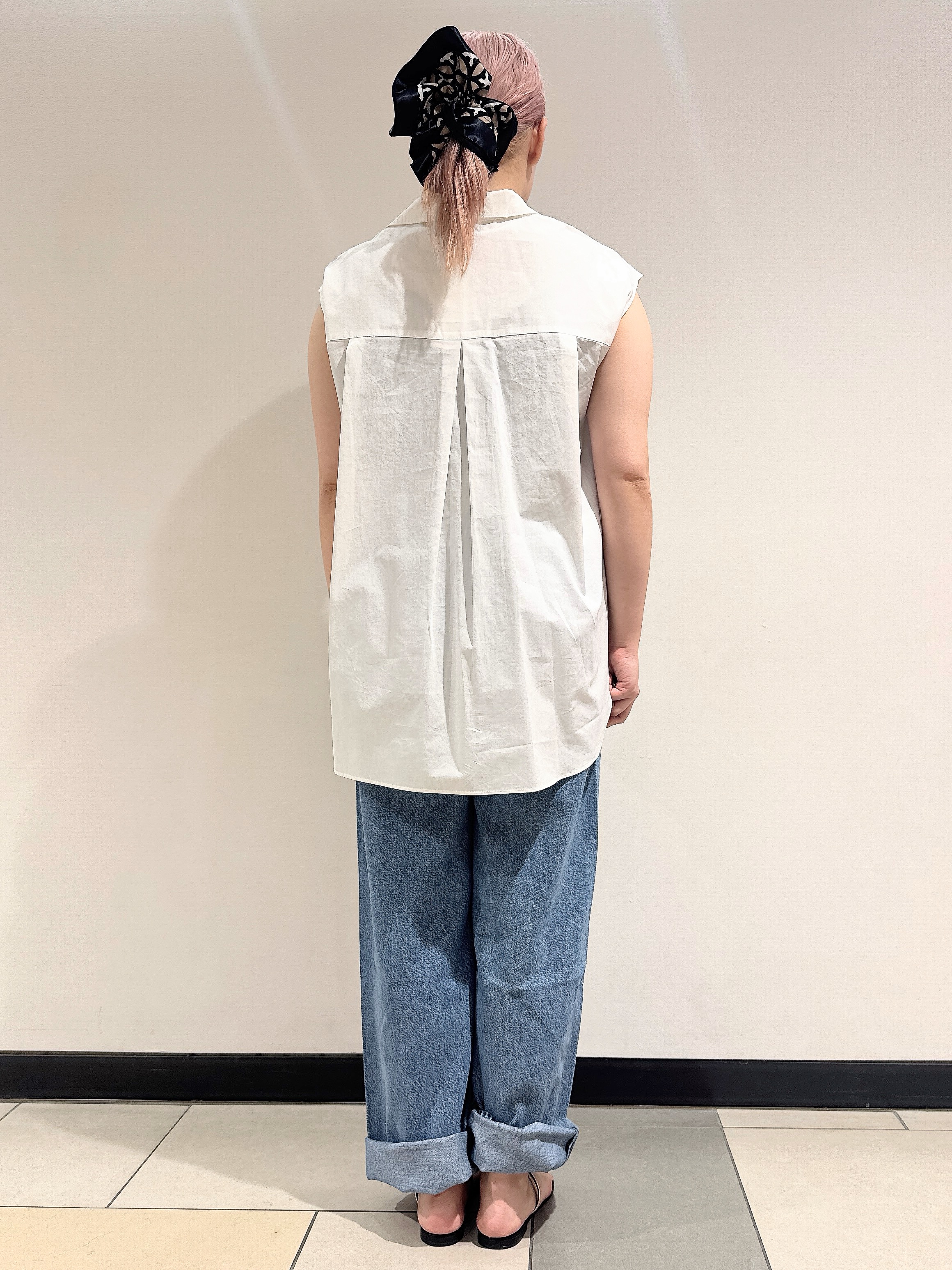 なかもとあきさんの「DRESSTERIOR｜フレンチスリーブ スキッパーブラウス」を使ったコーディネート