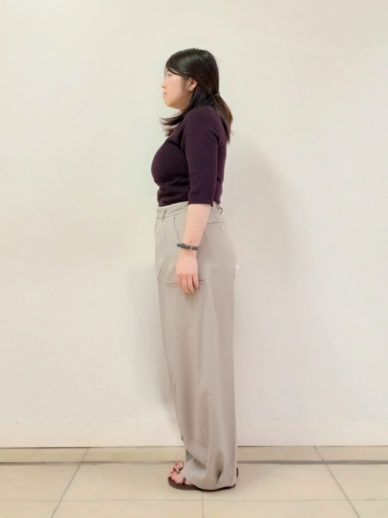 emiさんの「DRESSTERIOR｜◆シアーストライプクロップドシャツ」を使ったコーディネート