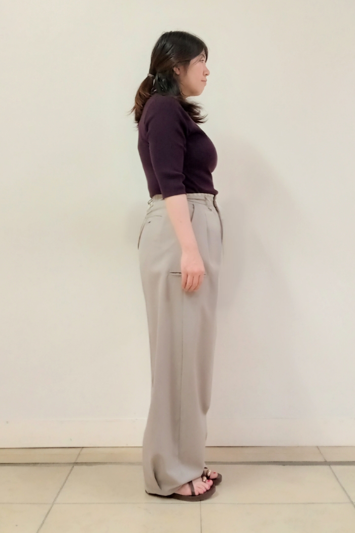 emiさんの「DRESSTERIOR｜◆シアーストライプクロップドシャツ」を使ったコーディネート