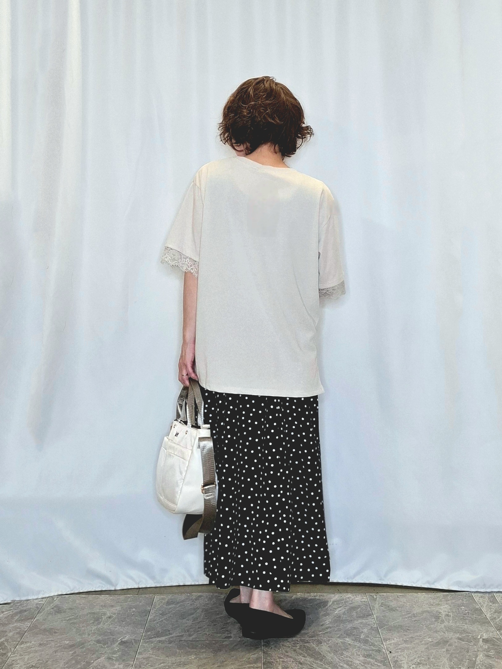 ぬーさんの「SHOO･LA･RUE｜【通気性〇/UV/S-LL】洗濯後しわになりにくい とろみストライプシャツ」を使ったコーディネート