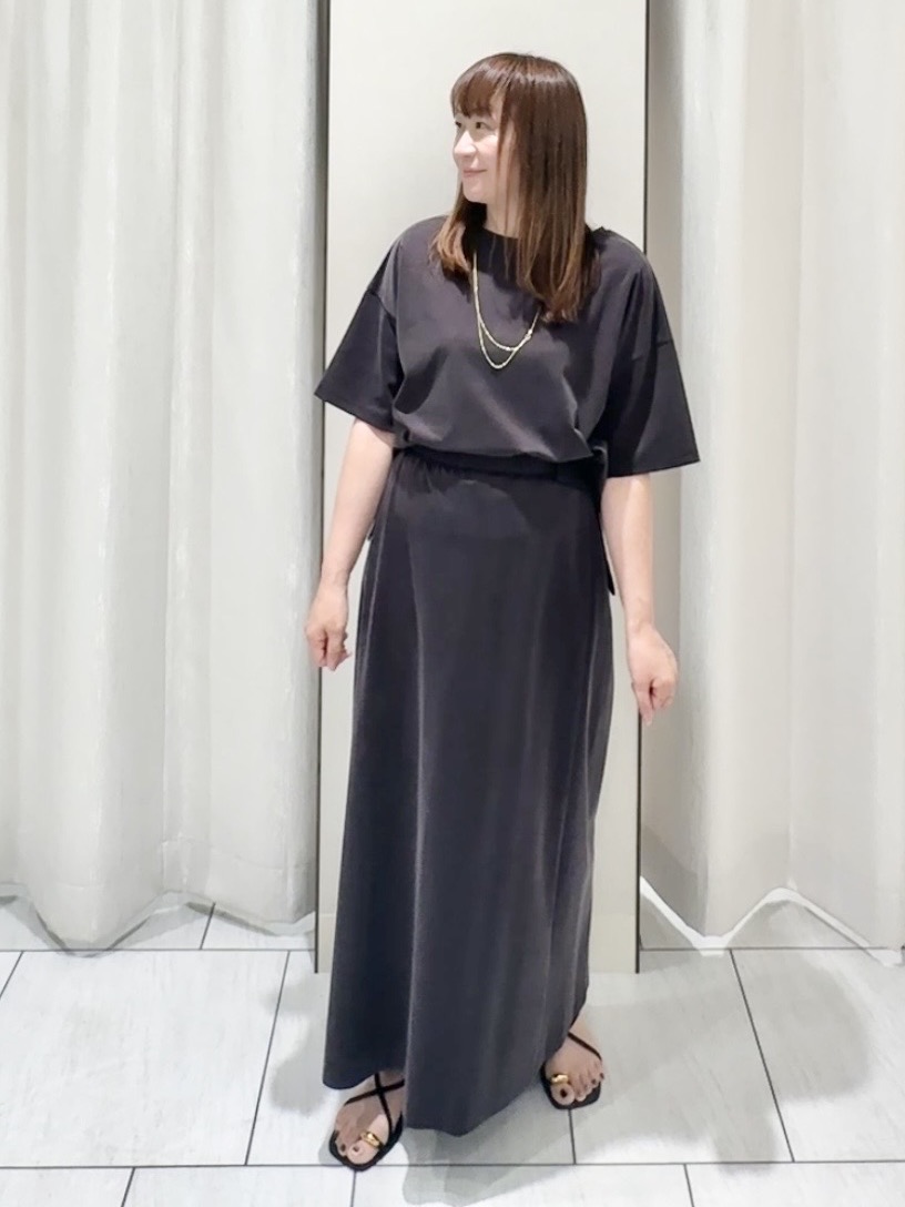 ʏᴜᴋɪᴋᴏさんの「UNTITLED｜【きれいめTシャツ/セットアップ可】ヴィンテージライクプルオーバー」を使ったコーディネート