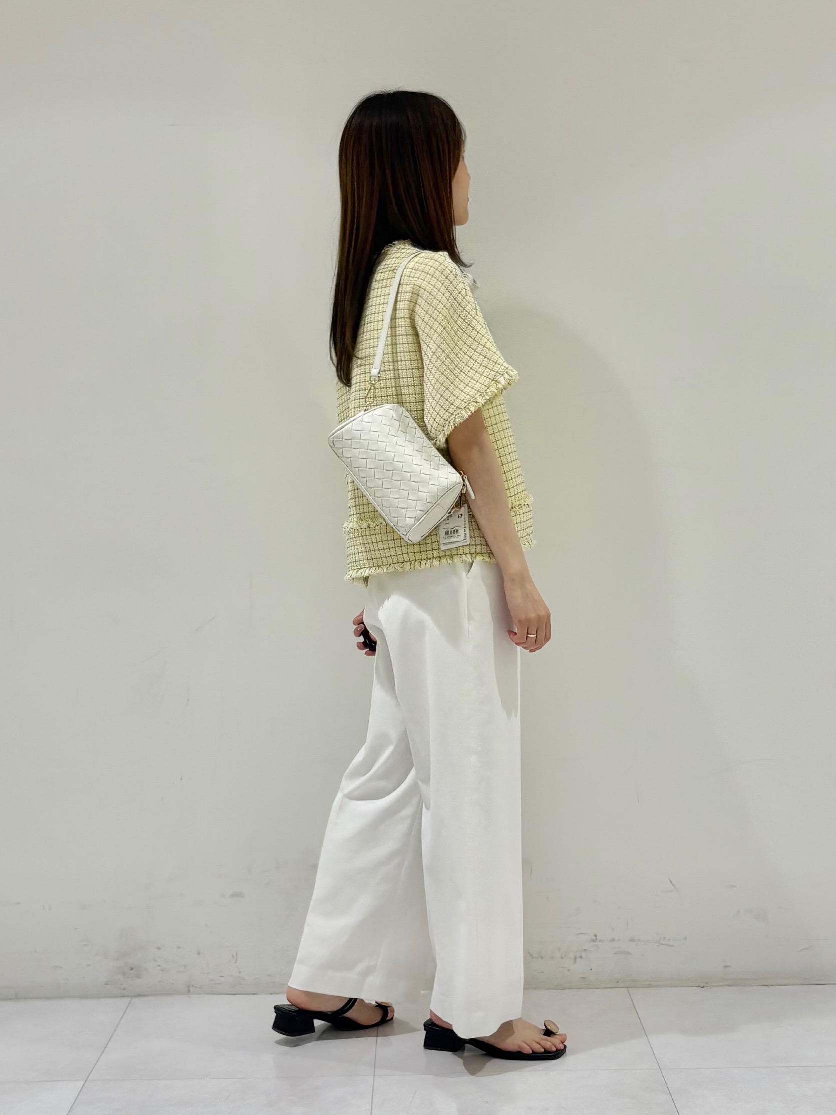 kyokaさんの「UNTITLED｜◆ファンシーツイードブラウス」を使ったコーディネート
