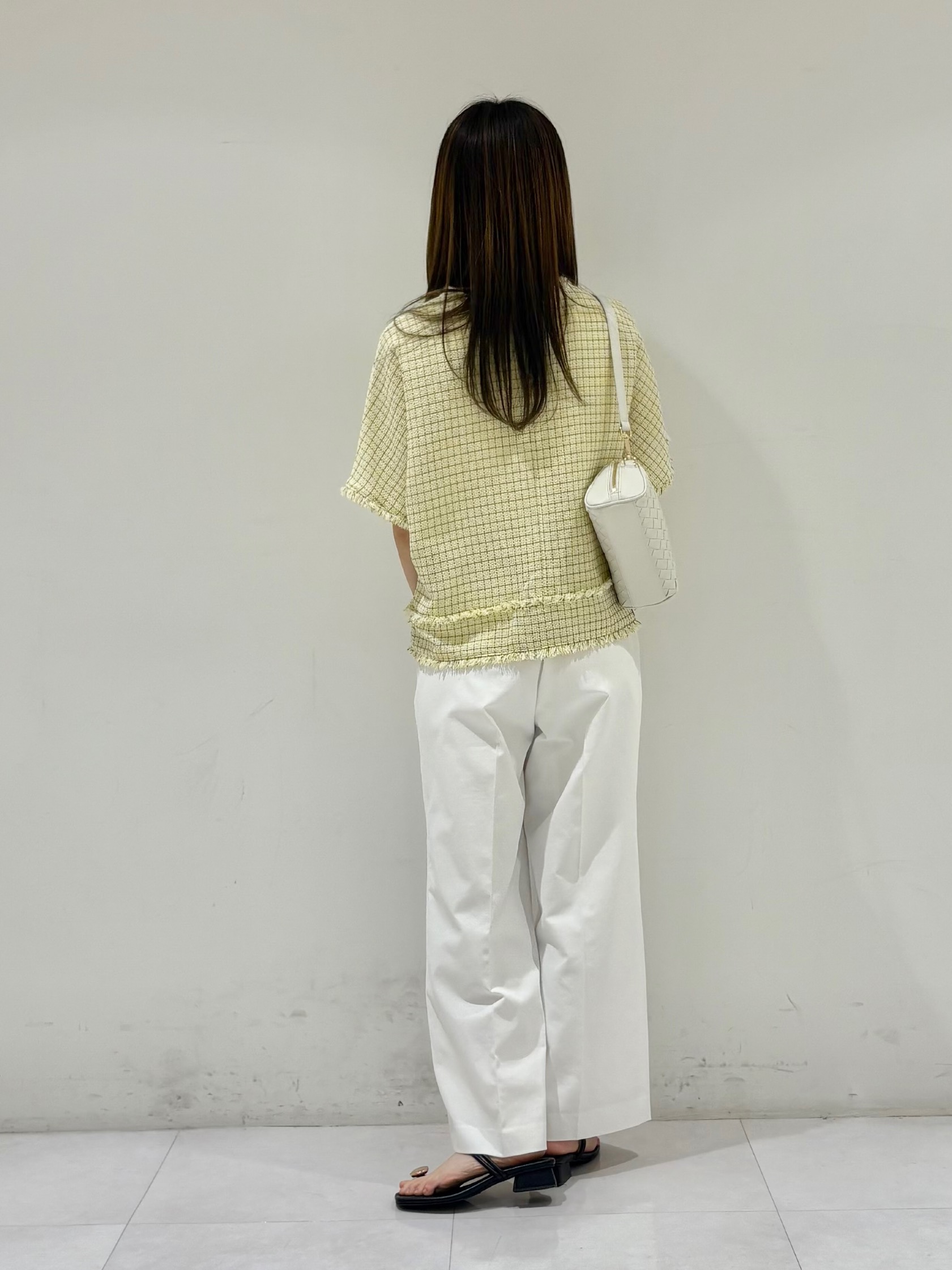 kyokaさんの「UNTITLED｜◆ファンシーツイードブラウス」を使ったコーディネート