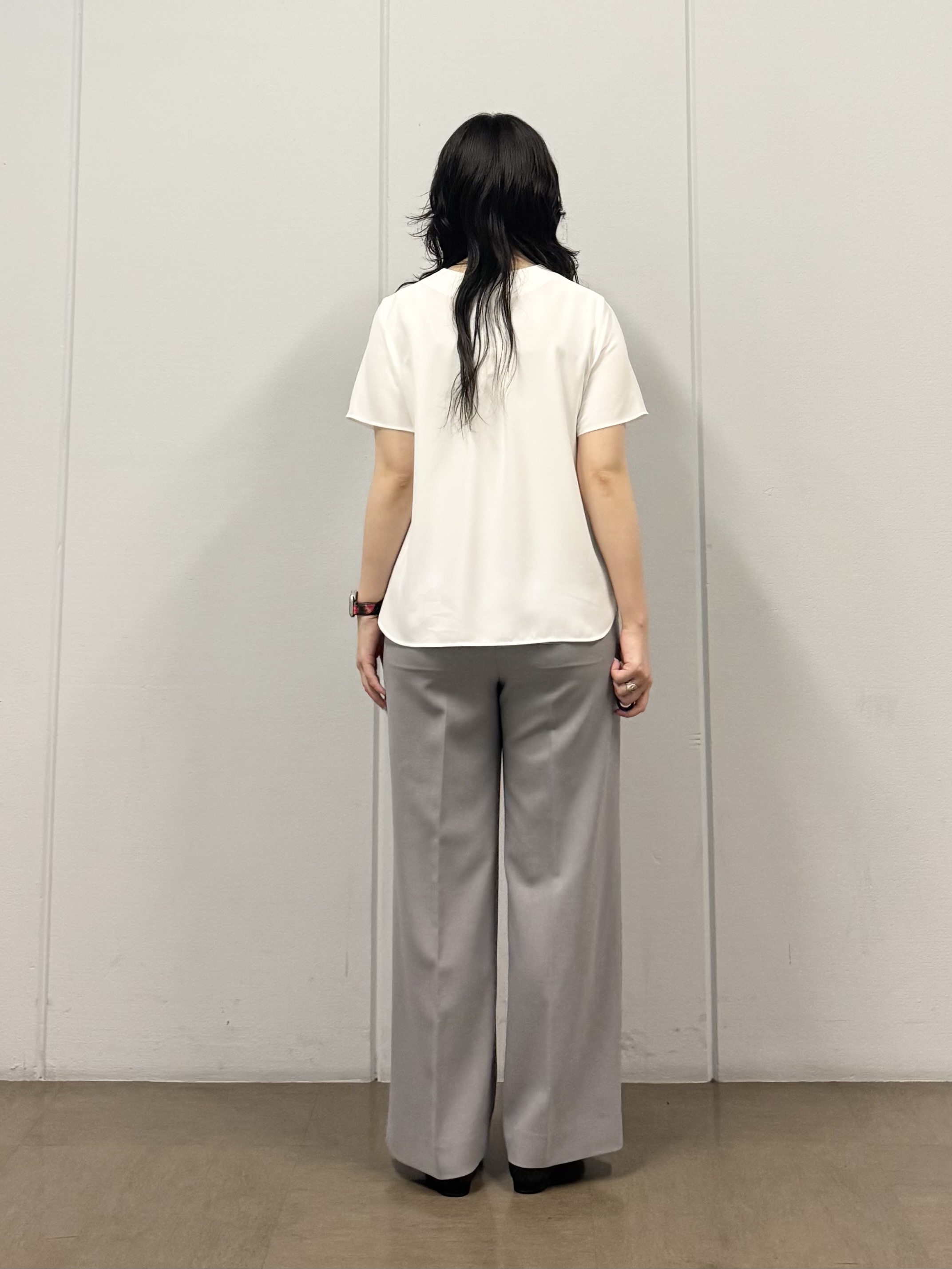 mizukiさんの「INDIVI｜【接触冷感／透湿／着る日傘】ノーカラージャケット」を使ったコーディネート