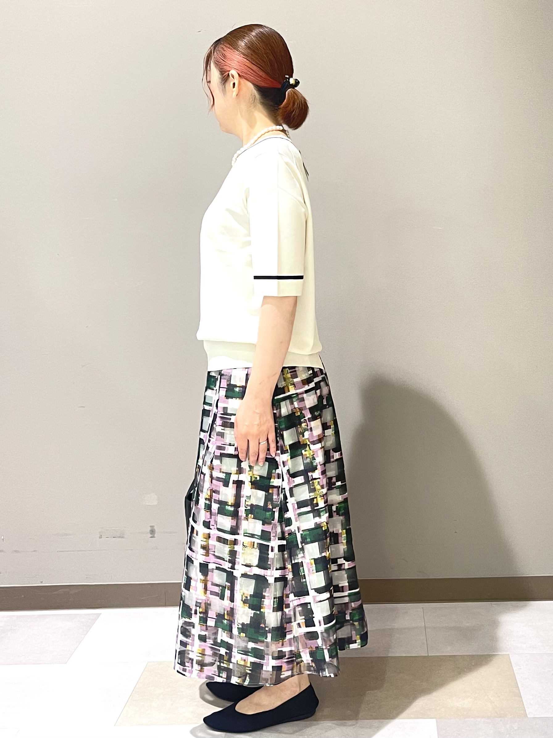 Tomoさんの「UNTITLED｜【アンサンブル可能/秋羽織り】コンパクトニットカーディガン」を使ったコーディネート