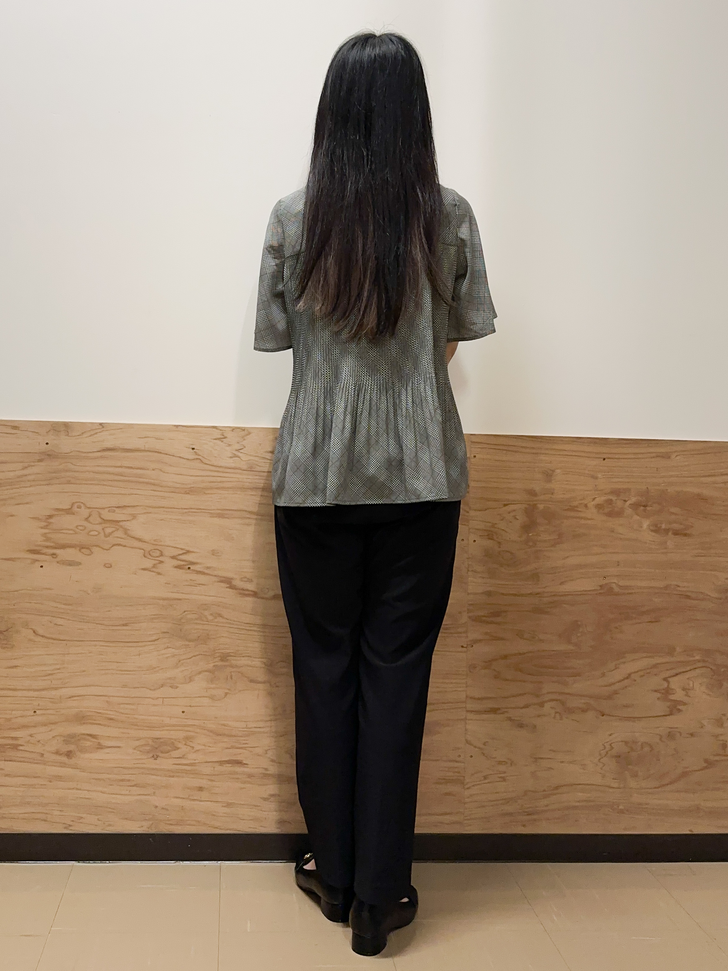 すーさんの「grove｜【体型カバー◎】大人フェミニン消しプリーツブラウス」を使ったコーディネート