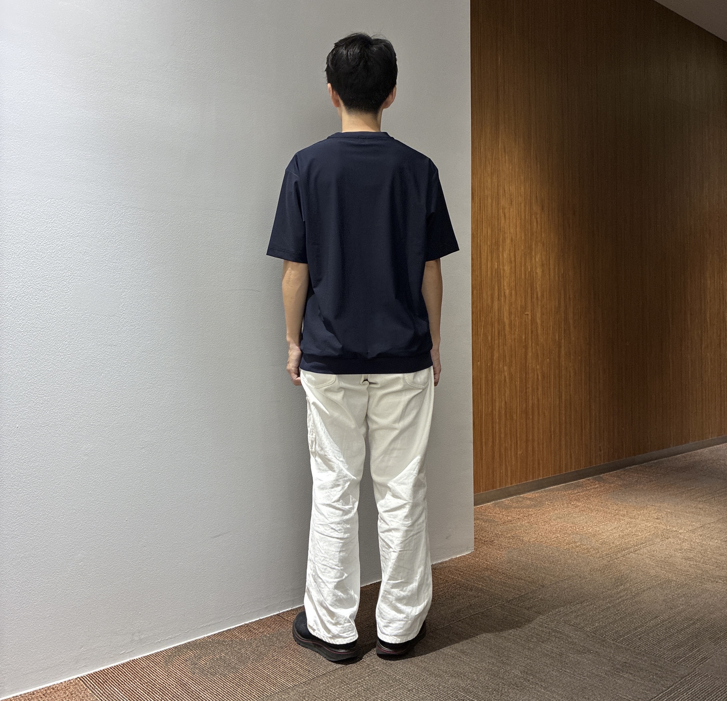 わいずみさんの「TAKEO KIKUCHI｜【抗菌防臭/シーズンレス】シアサッカーギンガムチェック ストレッチシャツ」を使ったコーディネート
