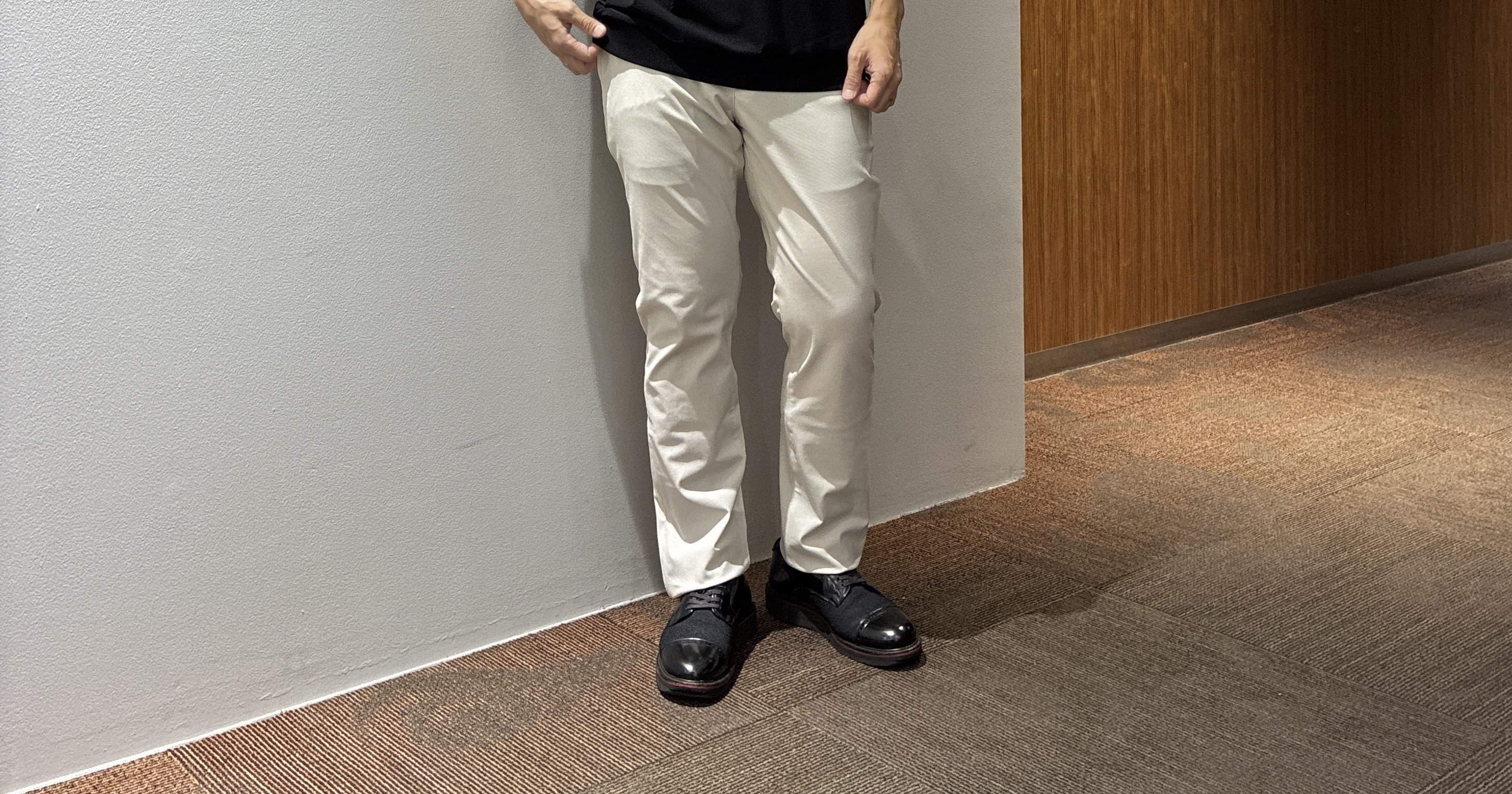 わいずみさんの「TAKEO KIKUCHI｜【日本製】DotAir（R）サッカー7分袖シャツ」を使ったコーディネート