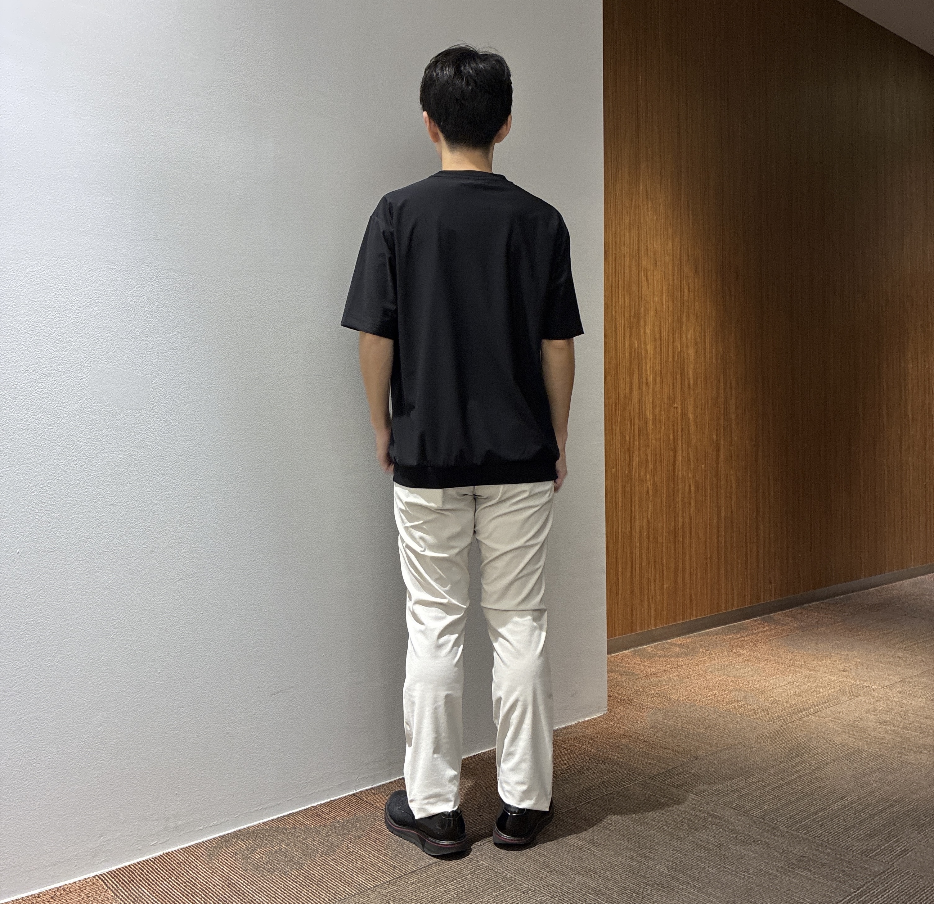 わいずみさんの「TAKEO KIKUCHI｜【日本製】DotAir（R）サッカー7分袖シャツ」を使ったコーディネート
