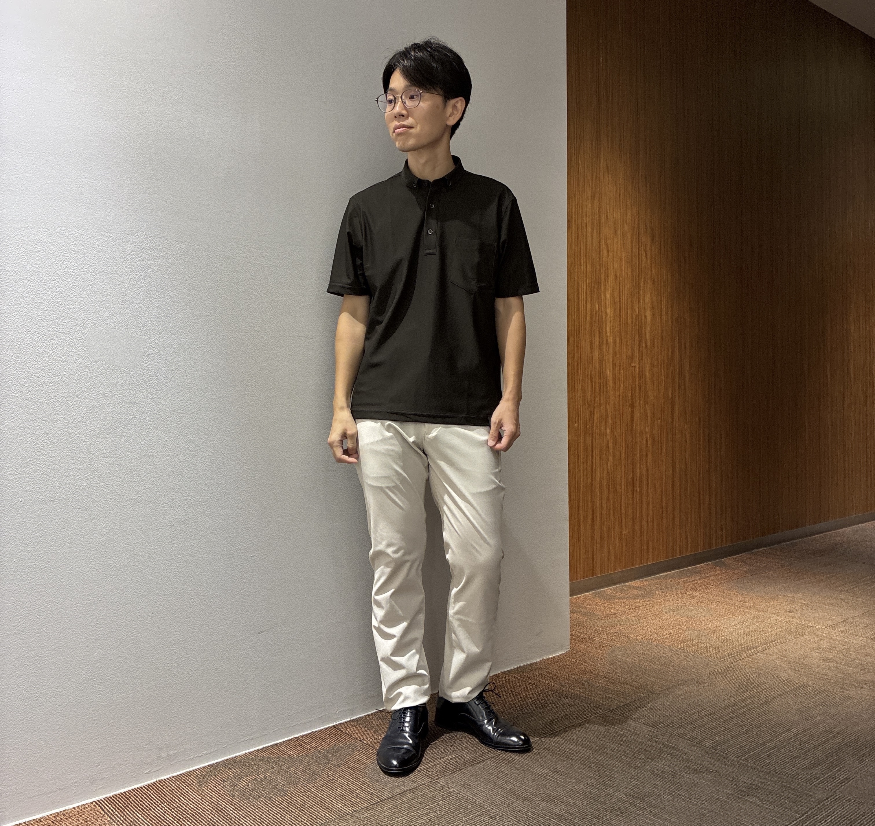わいずみさんの「TAKEO KIKUCHI｜【抗菌防臭】COOL DOTS（R）ドビープリント ジャケット」を使ったコーディネート