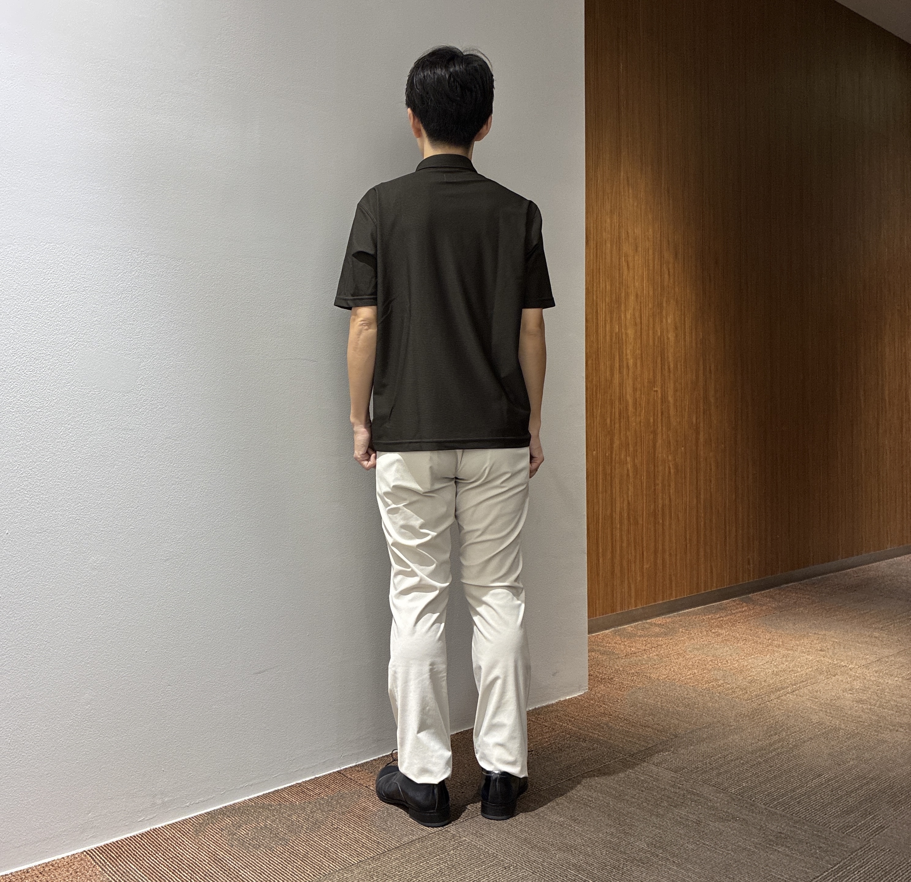 わいずみさんの「TAKEO KIKUCHI｜【抗菌防臭】COOL DOTS（R）ドビープリント ジャケット」を使ったコーディネート