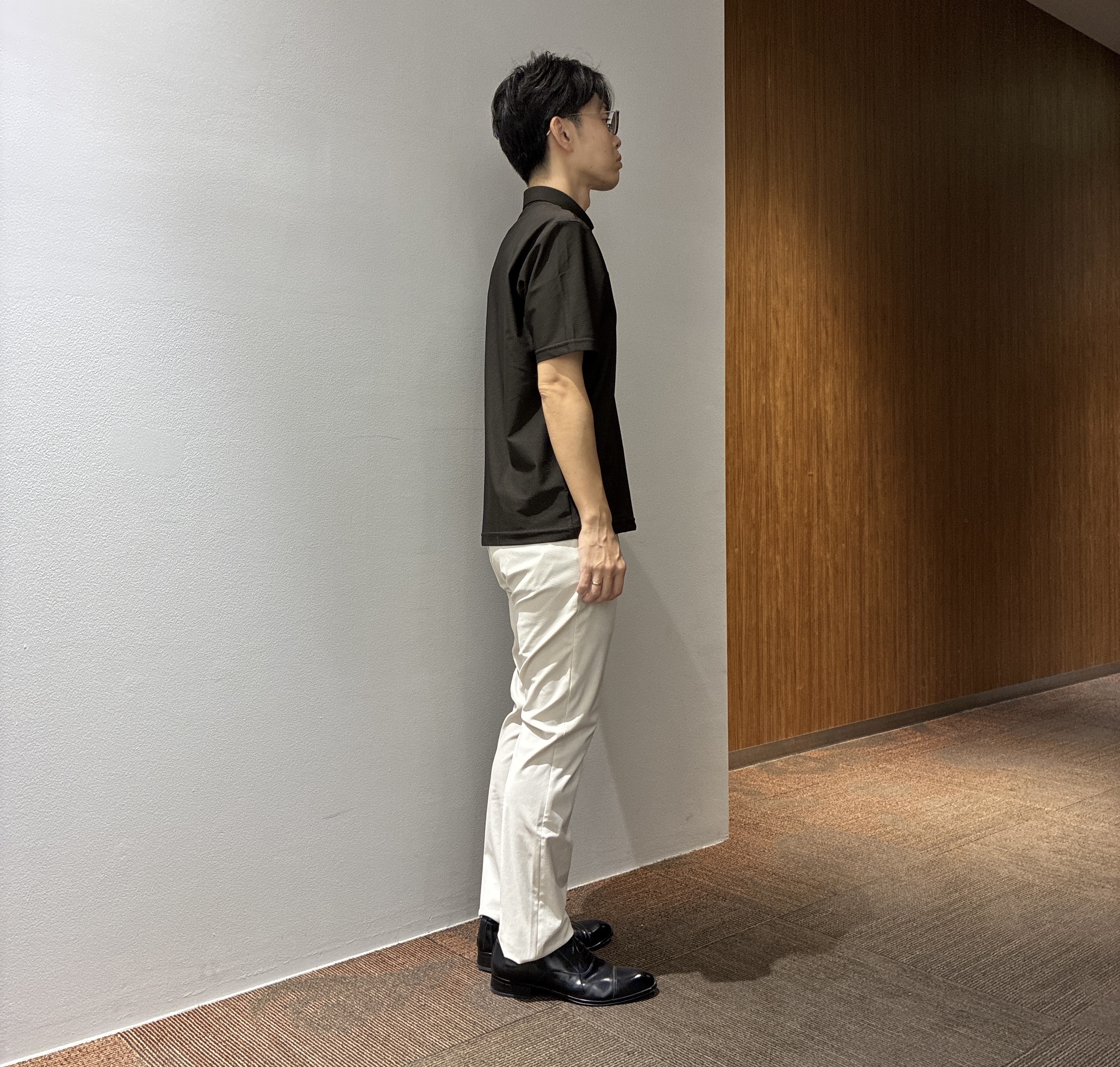 わいずみさんの「TAKEO KIKUCHI｜【抗菌防臭】COOL DOTS（R）ドビープリント ジャケット」を使ったコーディネート