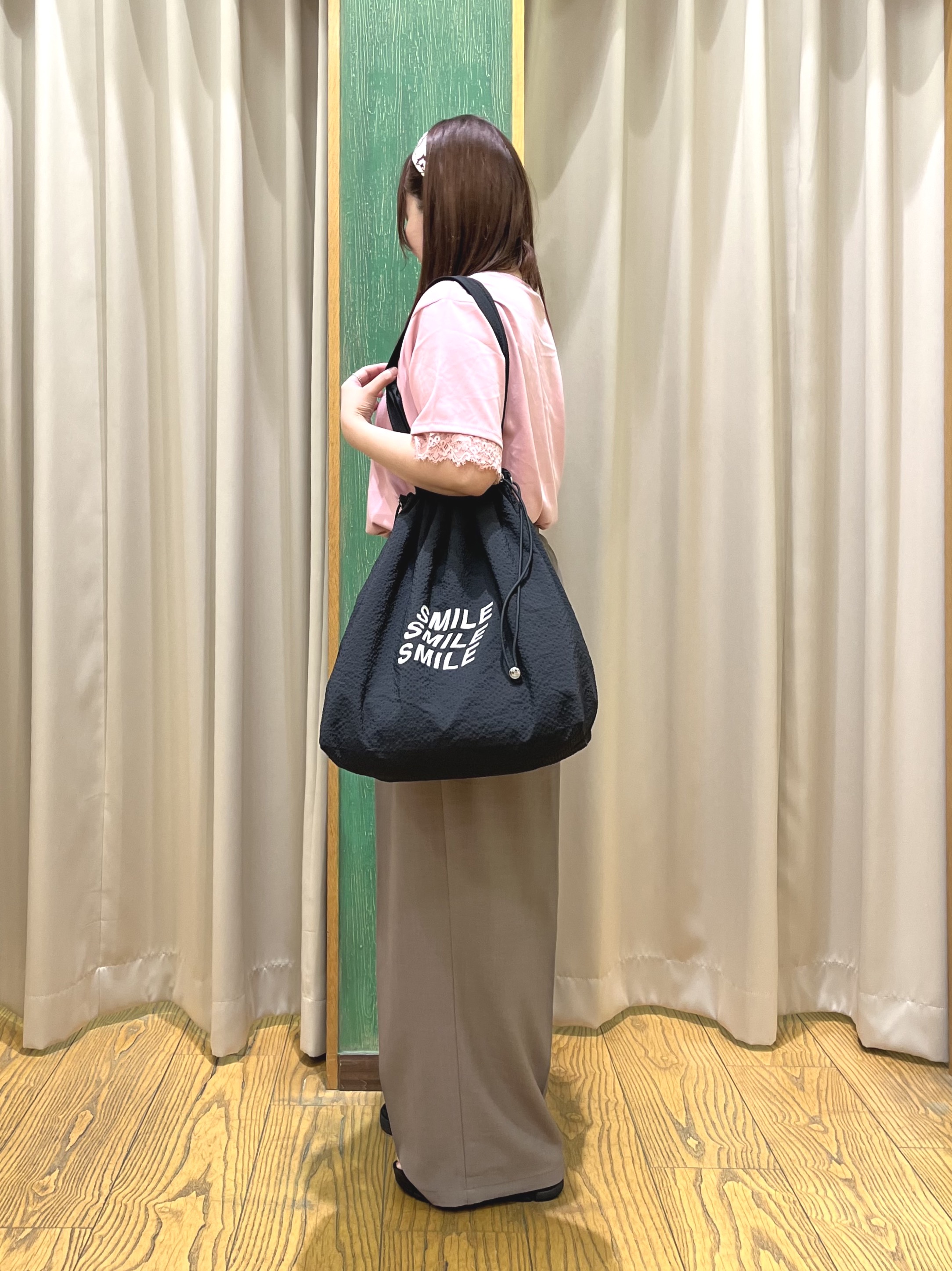 ゆっきーさんの「SHOO･LA･RUE｜【UV/S-LL/洗濯機可】柄アソート お袖レースが旬顔 上品に決まる大人Tシャツ」を使ったコーディネート