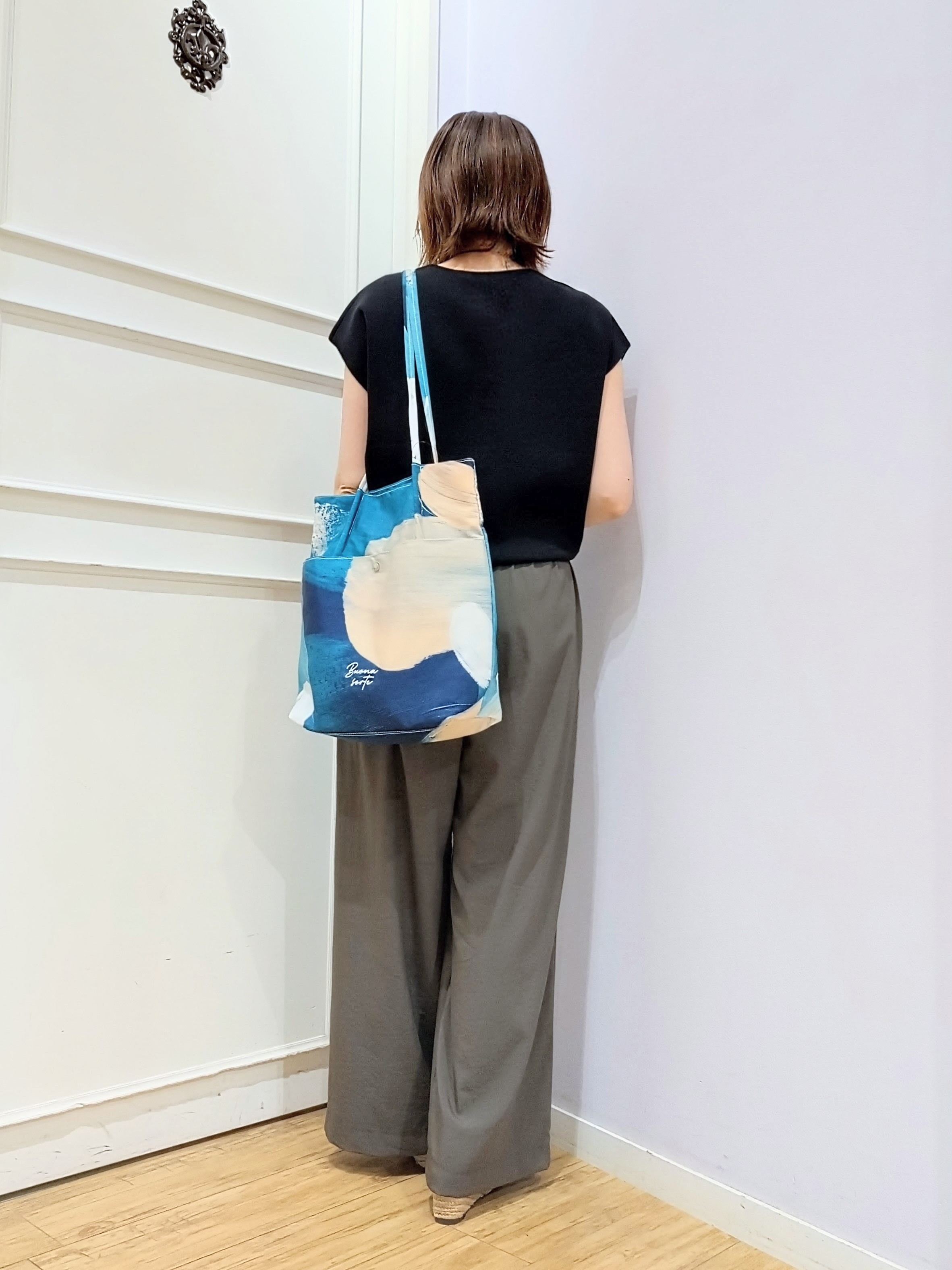 miomioさんの「SHOO･LA･RUE｜【洗濯機可/S-LL】インせず着られる 大人シンプルニット」を使ったコーディネート