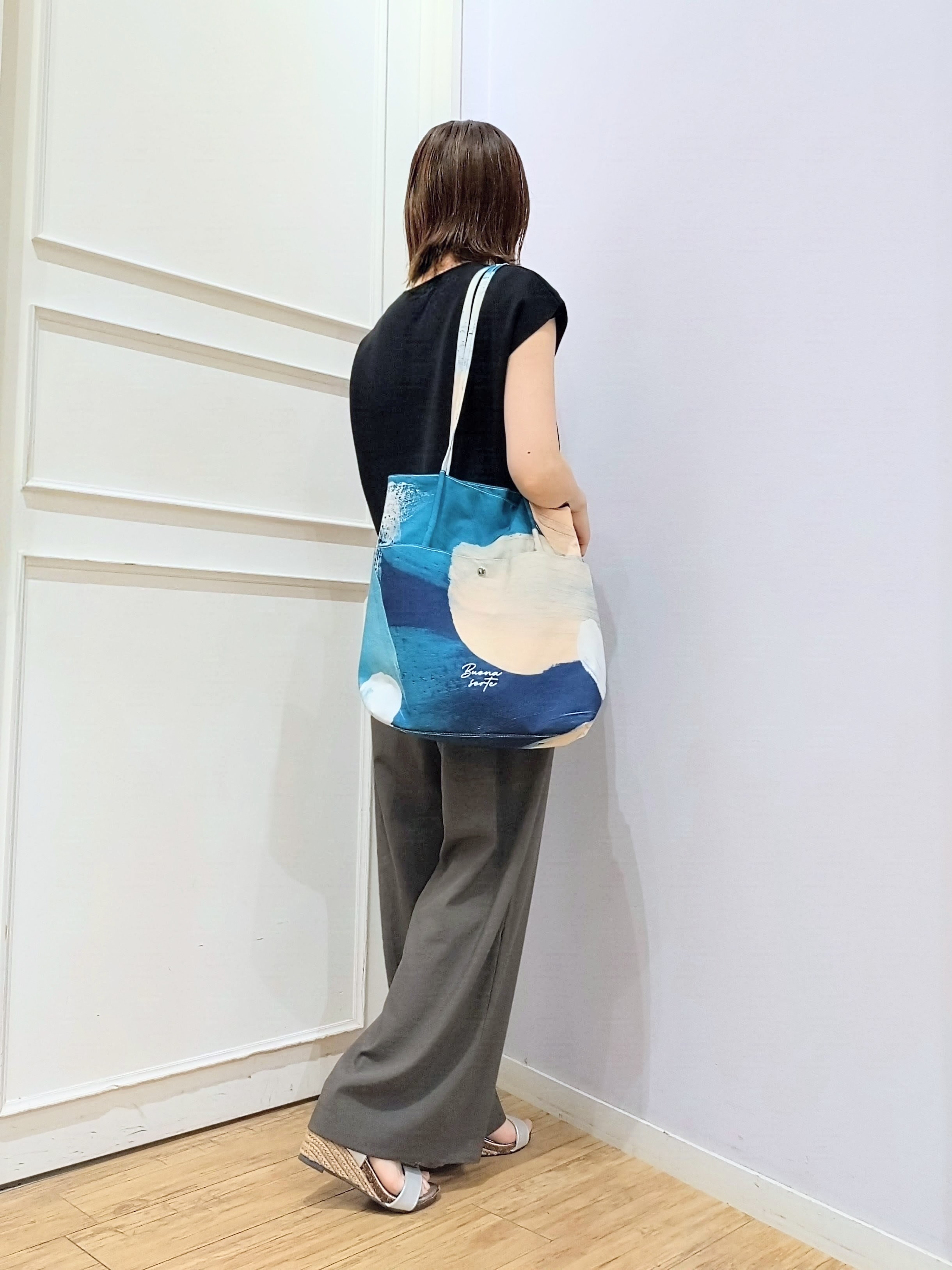 miomioさんの「SHOO･LA･RUE｜【洗濯機可/S-LL】インせず着られる 大人シンプルニット」を使ったコーディネート