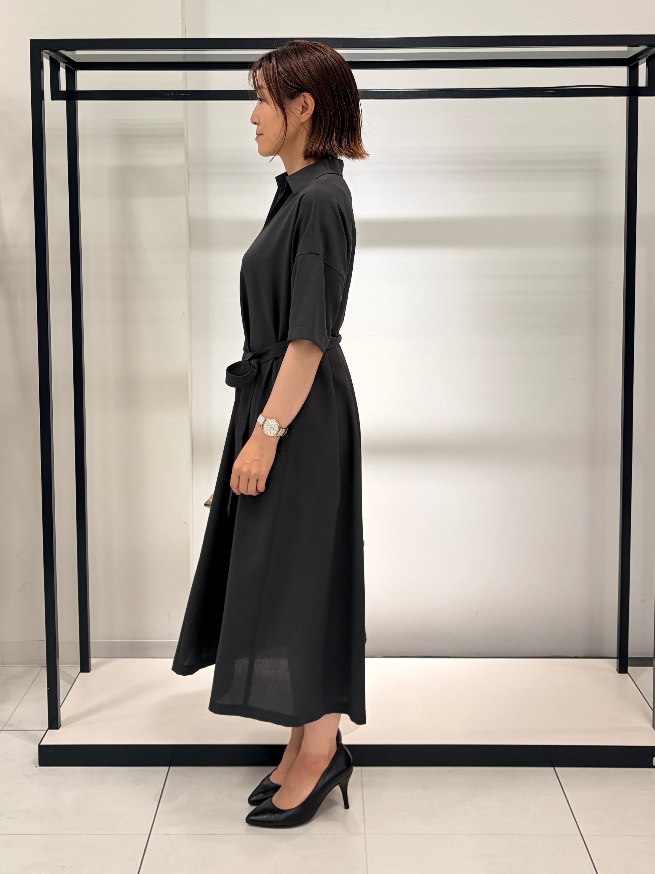 Mikiさんの「UNTITLED｜【初秋も活躍/UVカット/接触冷感】エアリークールワンピース」を使ったコーディネート