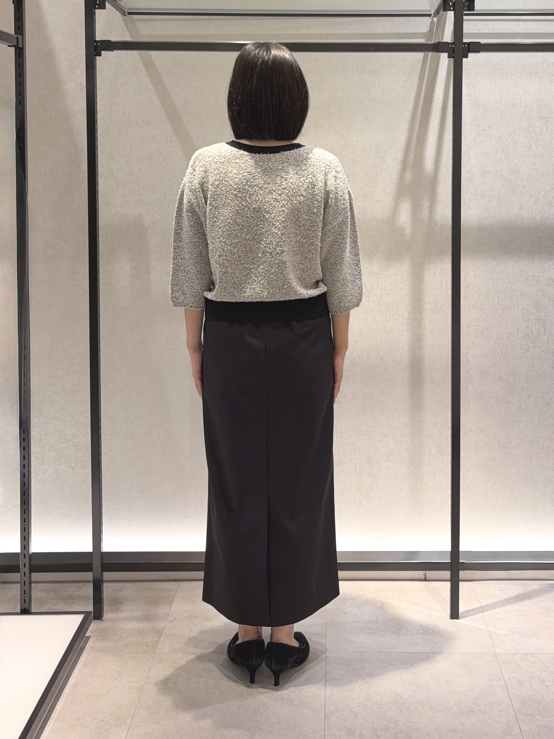 わたなべさんの「UNTITLED｜【ジャケットライク/前後2WAY】コットン混カールプルオーバー」を使ったコーディネート