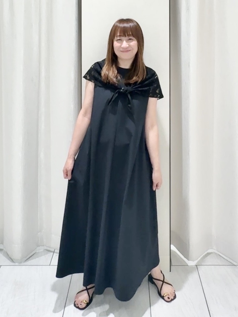 ʏᴜᴋɪᴋᴏさんの「UNTITLED｜【残暑も快適/接触冷感/UVカット/吸水速乾】Aラインロングワンピース」を使ったコーディネート