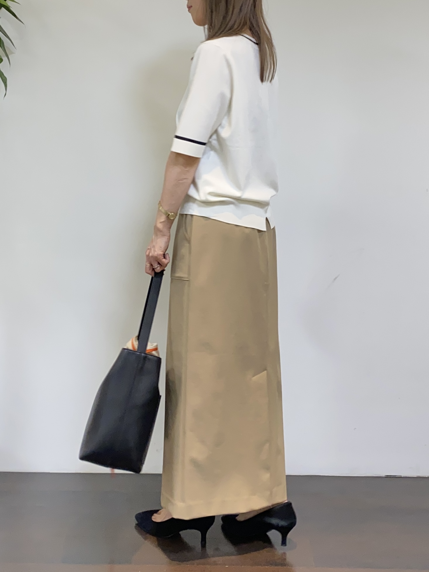 tomoさんの「UNTITLED｜【アンサンブル可能/秋羽織り】コンパクトニットカーディガン」を使ったコーディネート