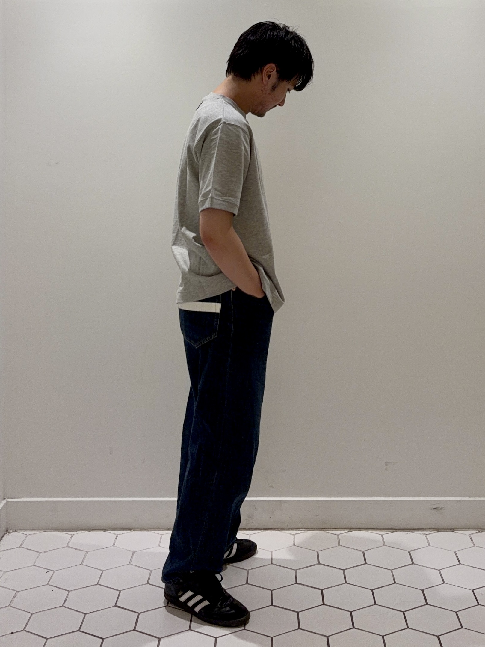 takeruさんの「Dessin｜【ユニセックス/洗える】ワイドシルエット12OZデニム」を使ったコーディネート