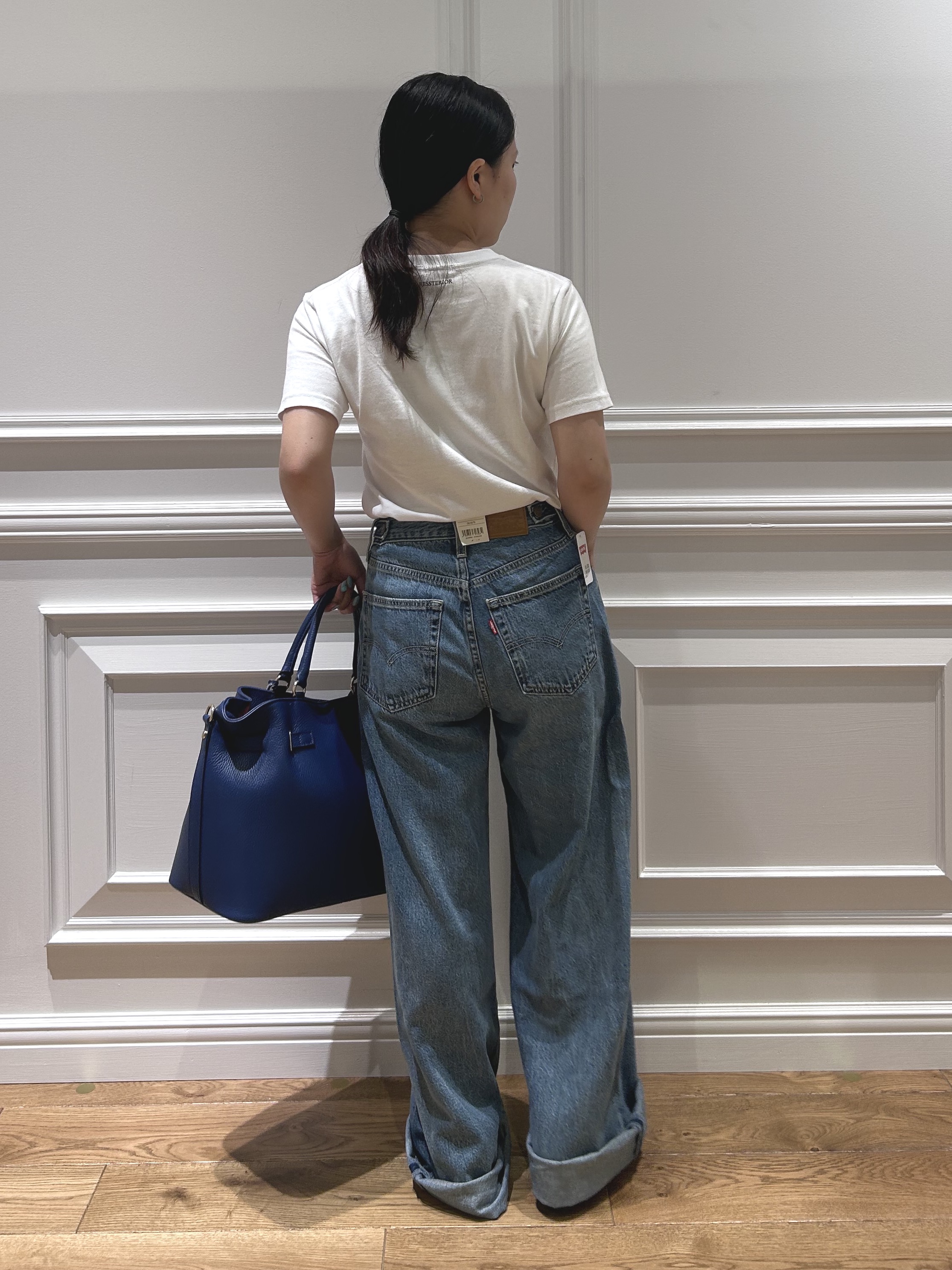 とりみさんの「DRESSTERIOR｜【別注】マリリンモンロー/オフショットプリントT」を使ったコーディネート