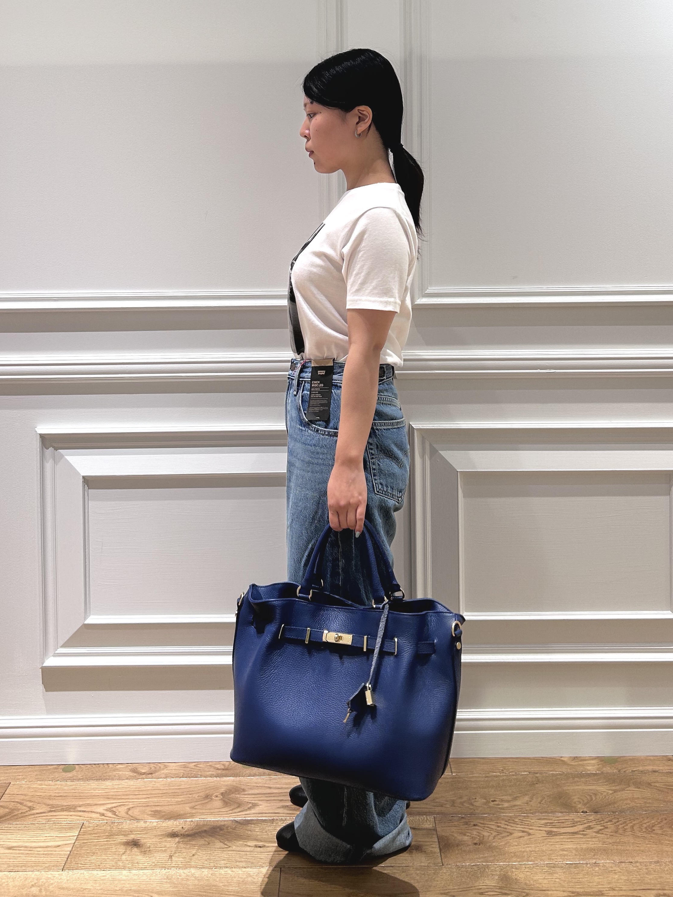 とりみさんの「DRESSTERIOR｜【別注】マリリンモンロー/オフショットプリントT」を使ったコーディネート
