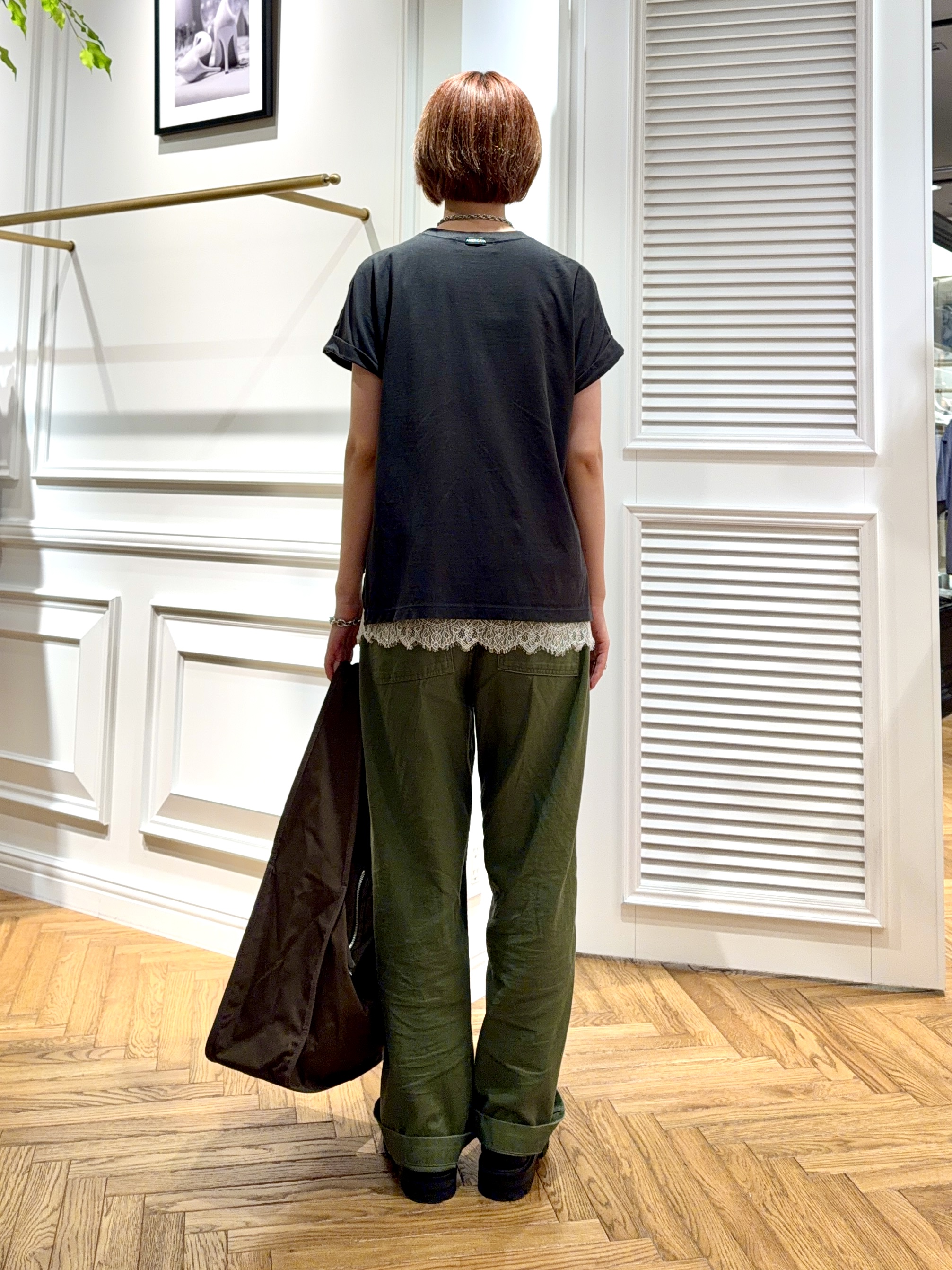 renaさんの「DRESSTERIOR｜レースドッキングキャミソール」を使ったコーディネート