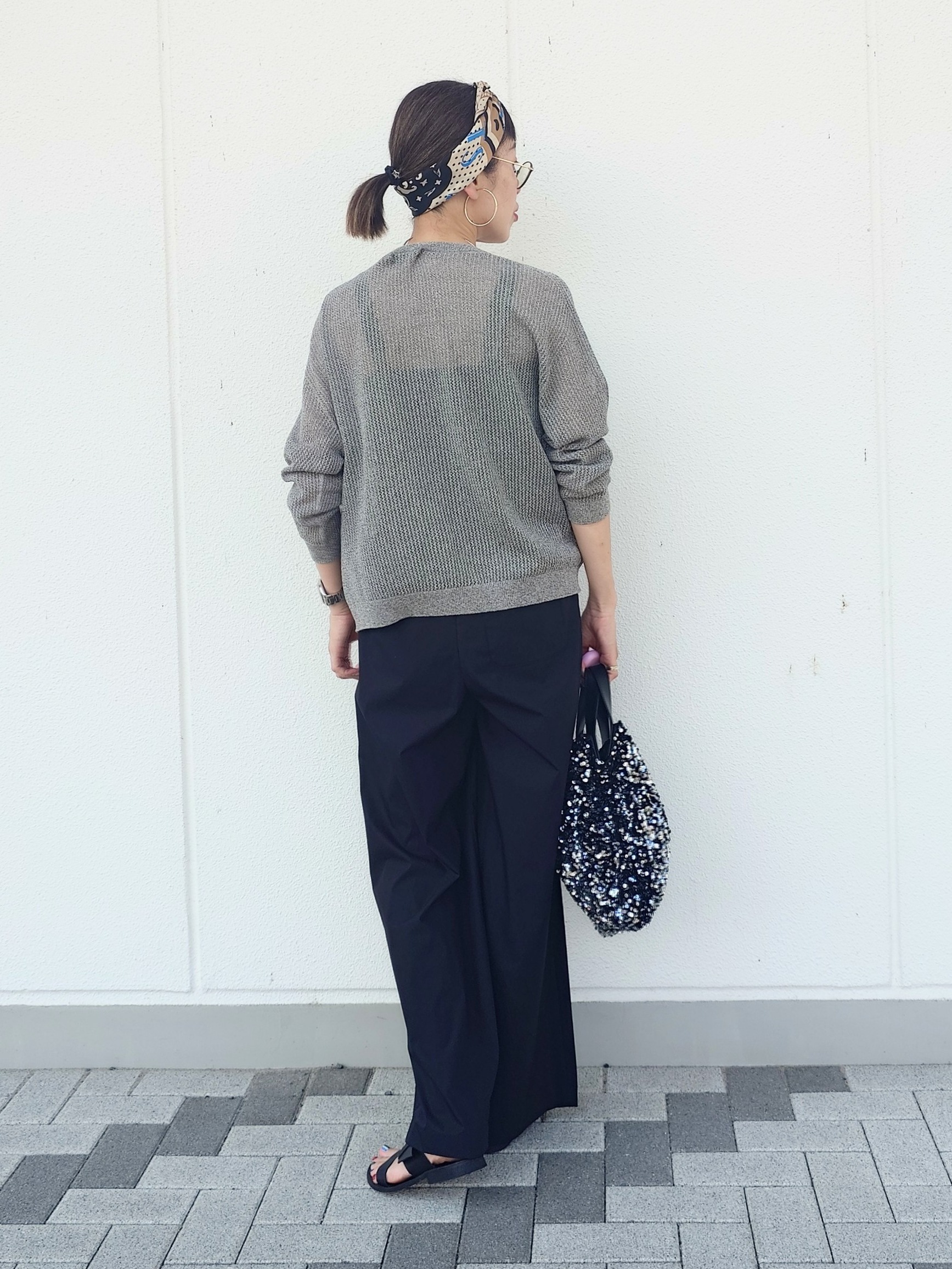 MUTSUKOさんの「UNTITLED｜◆シアーメッシュニット」を使ったコーディネート