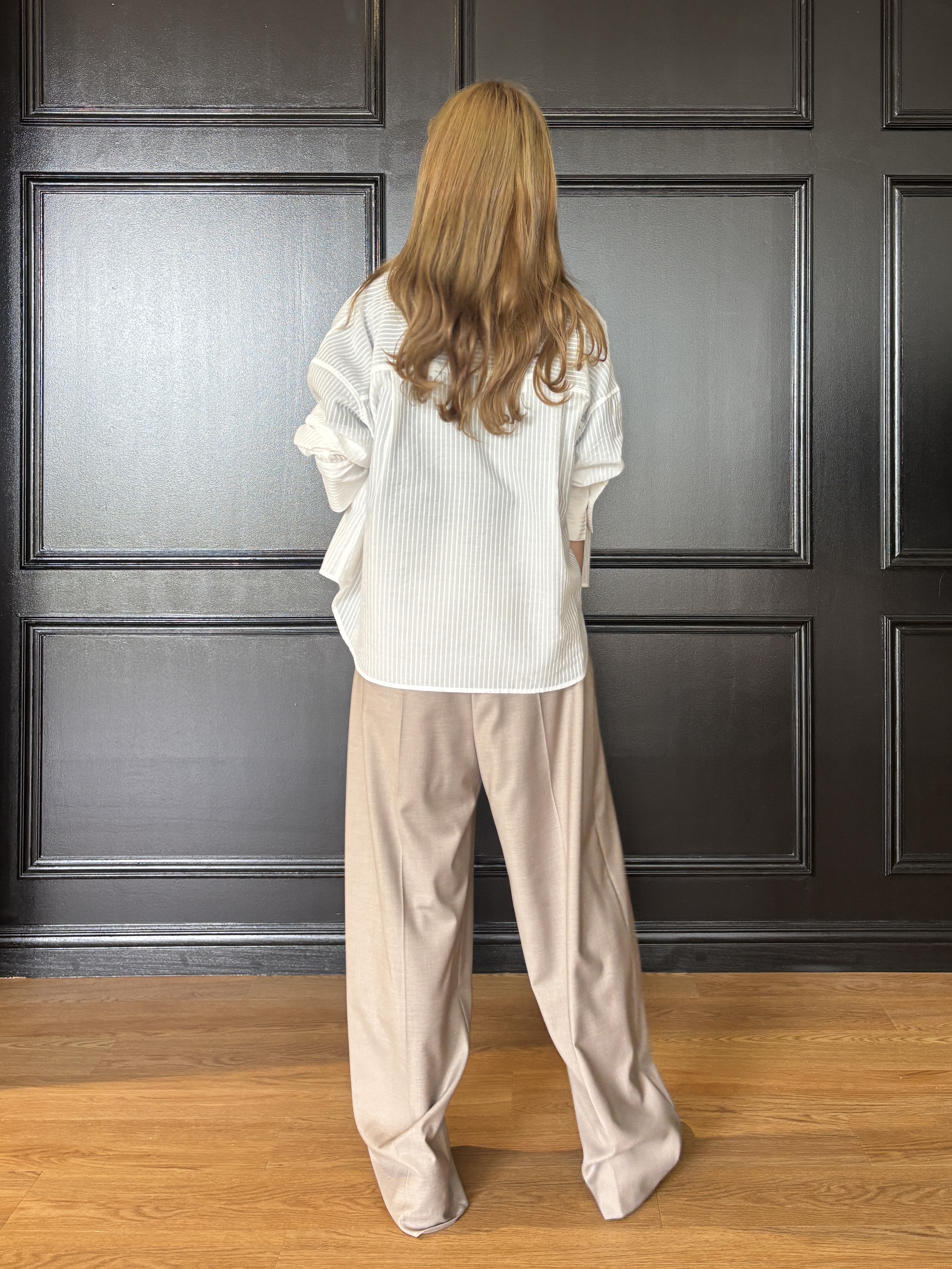 清水夏姫さんの「DRESSTERIOR｜【接触冷感】STAR WARS マンダロリアン フォトTシャツ」を使ったコーディネート