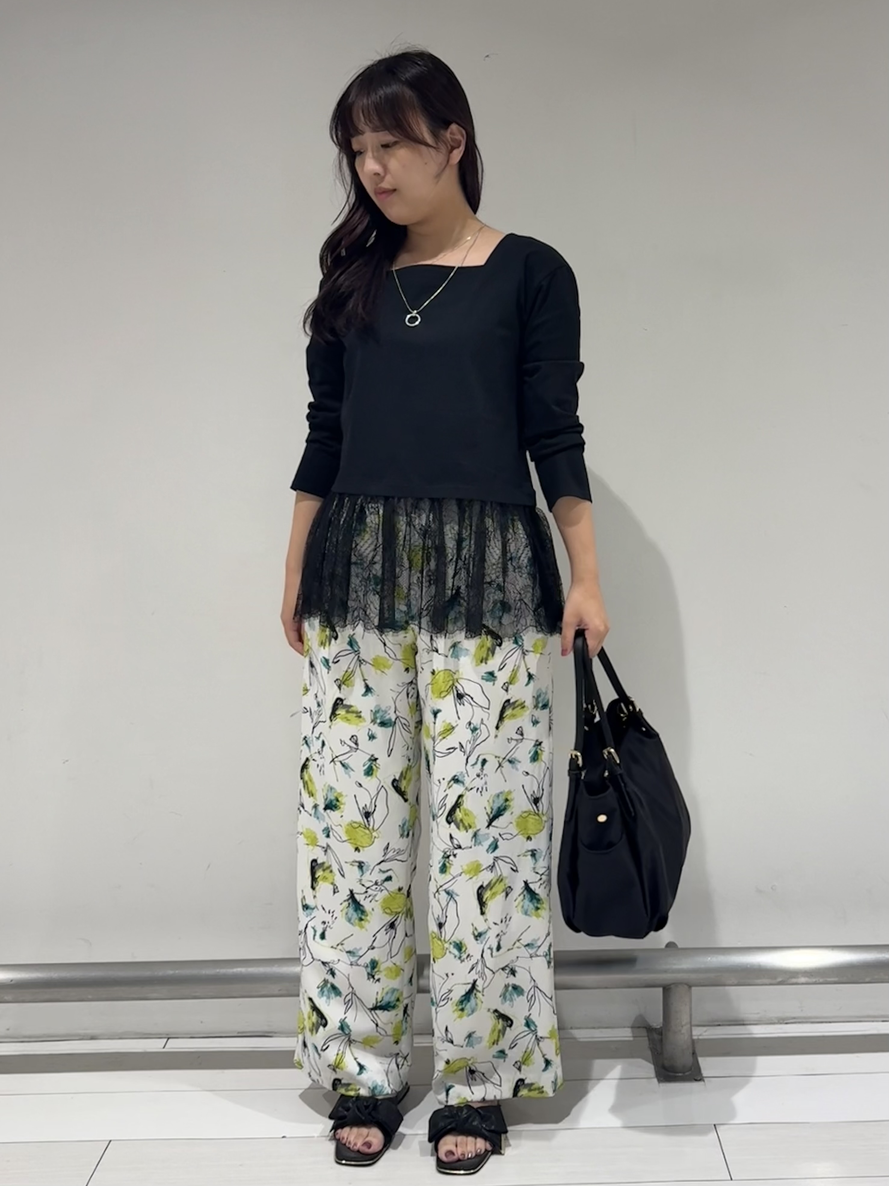 Azusaさんの「Reflect｜【UVカット／接触冷感／レイヤード◎】レース切り替えプルオーバージャージ」を使ったコーディネート