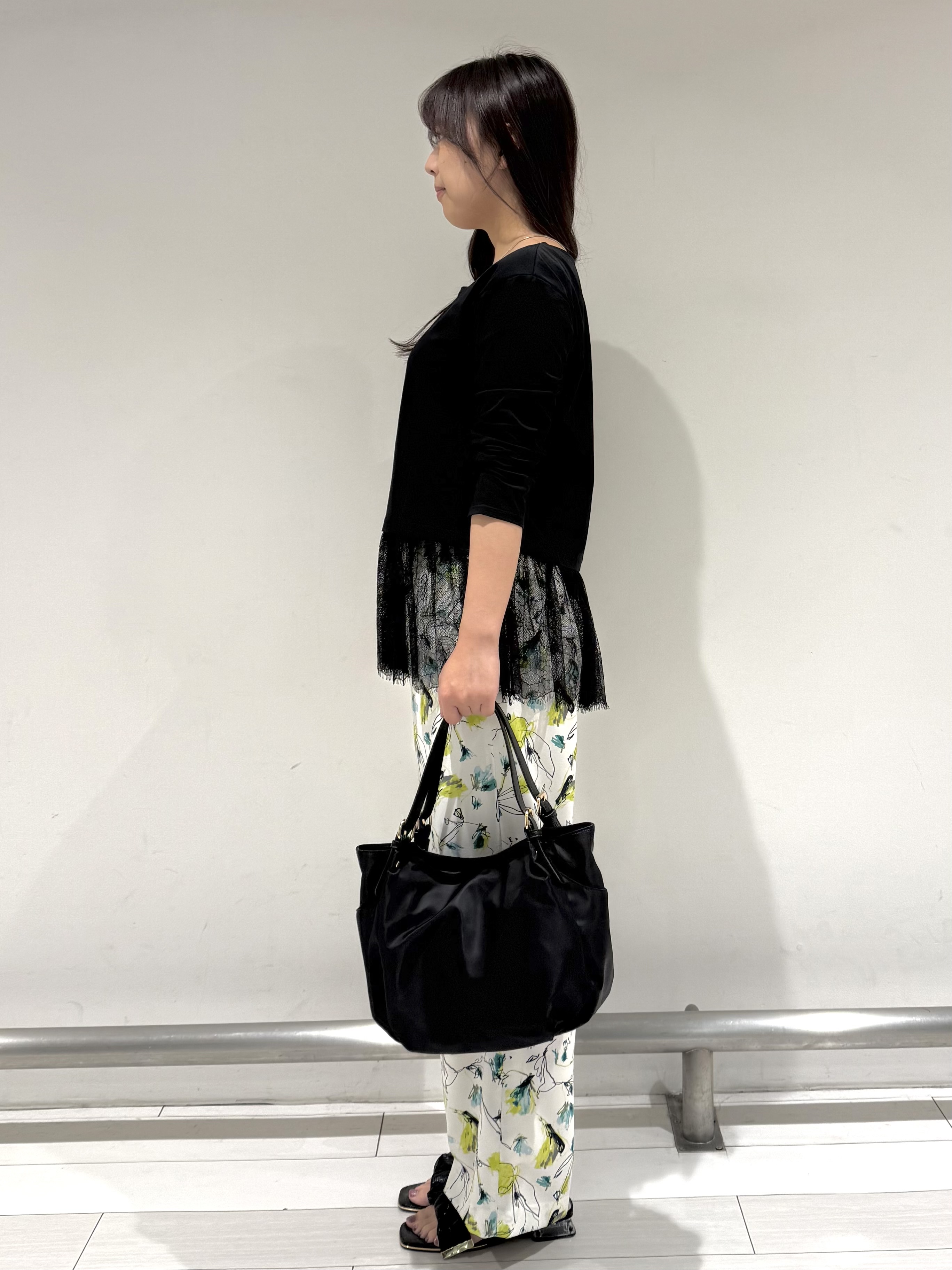 Azusaさんの「Reflect｜【UVカット／接触冷感／レイヤード◎】レース切り替えプルオーバージャージ」を使ったコーディネート