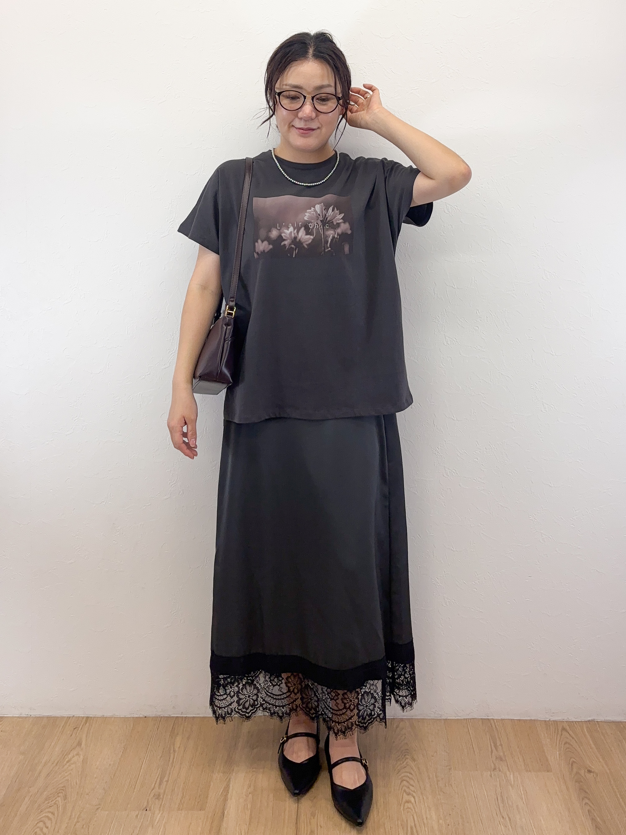 Takeさんの「OPAQUE.CLIP｜フォトプリントTシャツ【洗濯機OK】」を使ったコーディネート