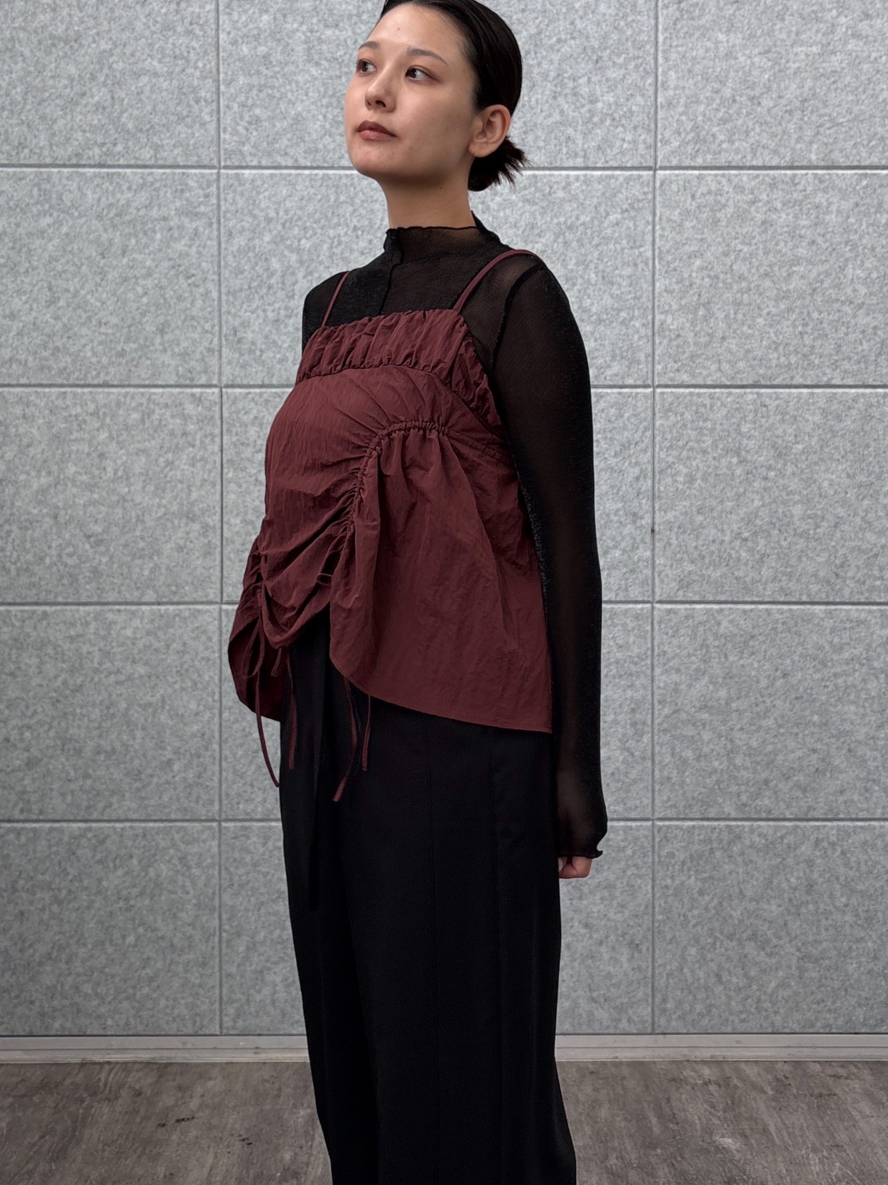 ayanoさんの「INDIVI｜シアーラメハイネックカットソー」を使ったコーディネート
